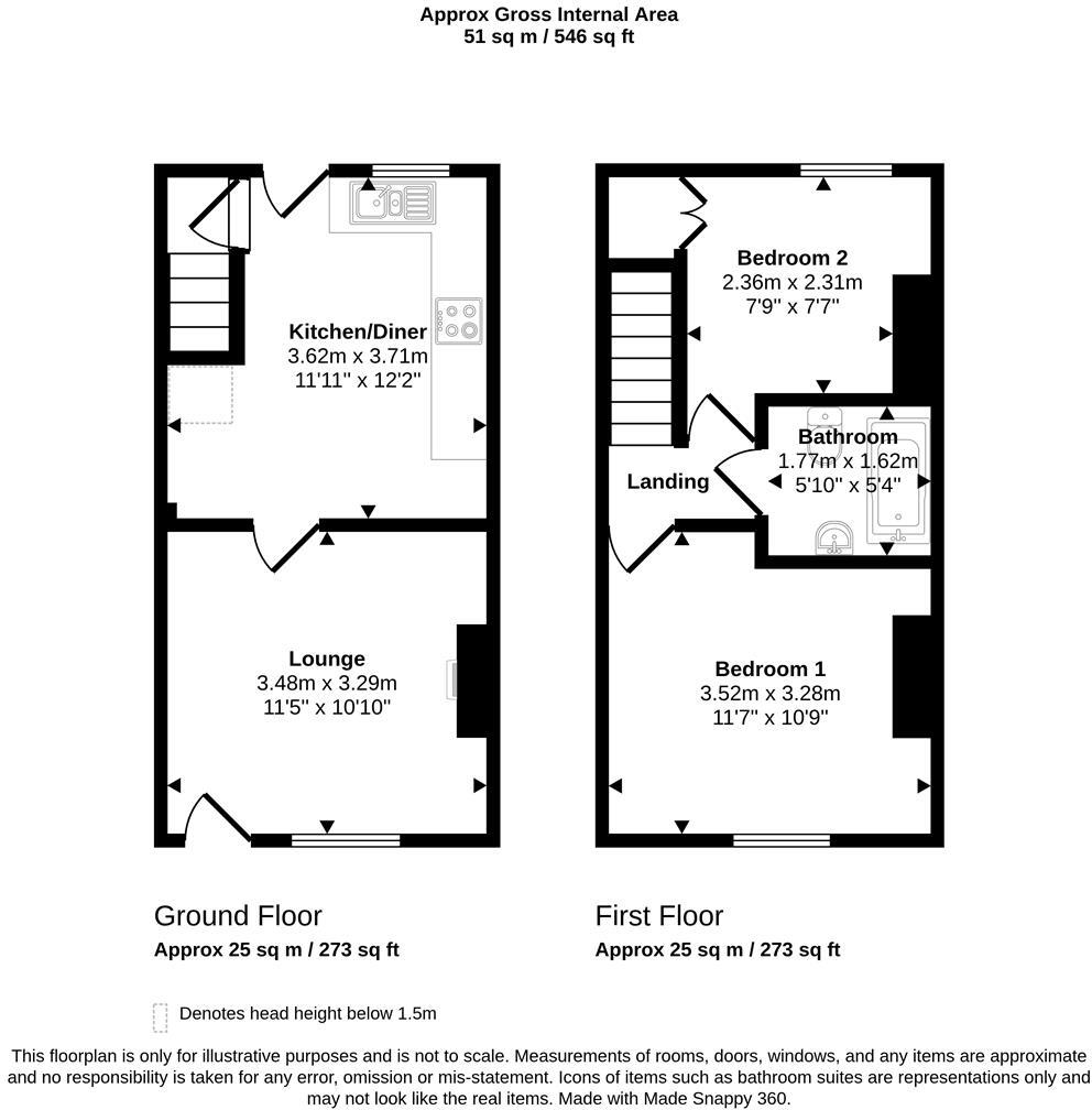 Olivet Road, Sheffield floorplan