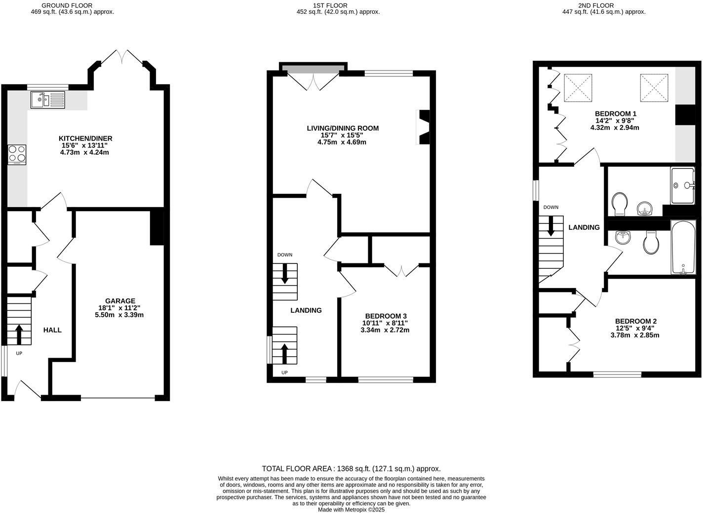 Stirling Avenue, Pinner floorplan