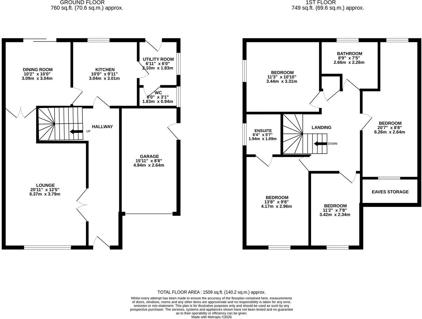 Links Road, Kibworth Beauchamp floorplan