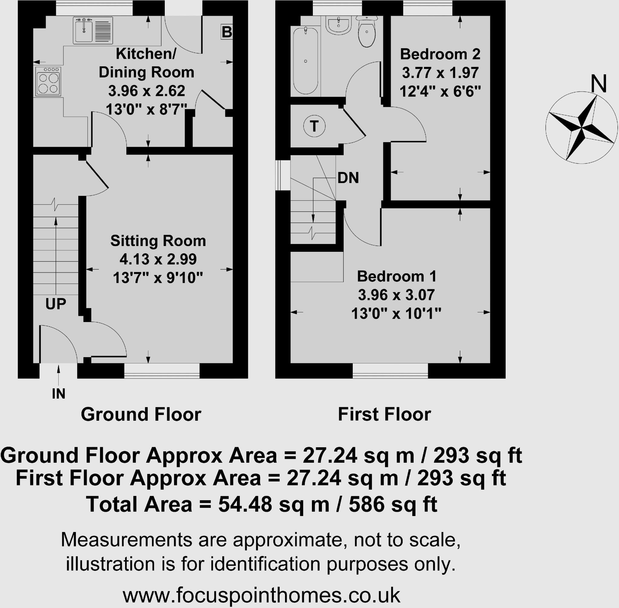 Winchester Close, Banbury - No onward chain floorplan