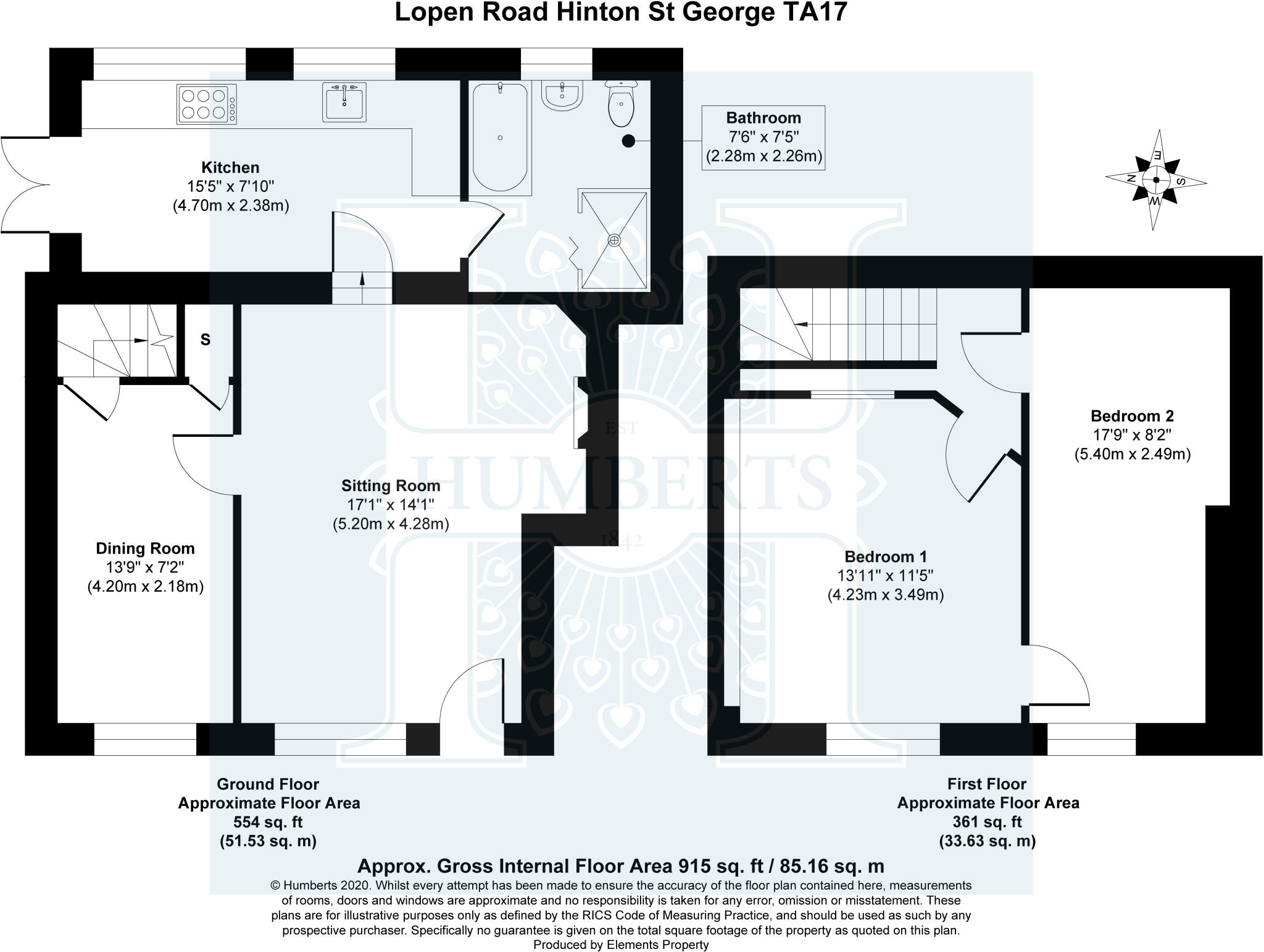 Lopen Road, Hinton St. George, Somerset floorplan