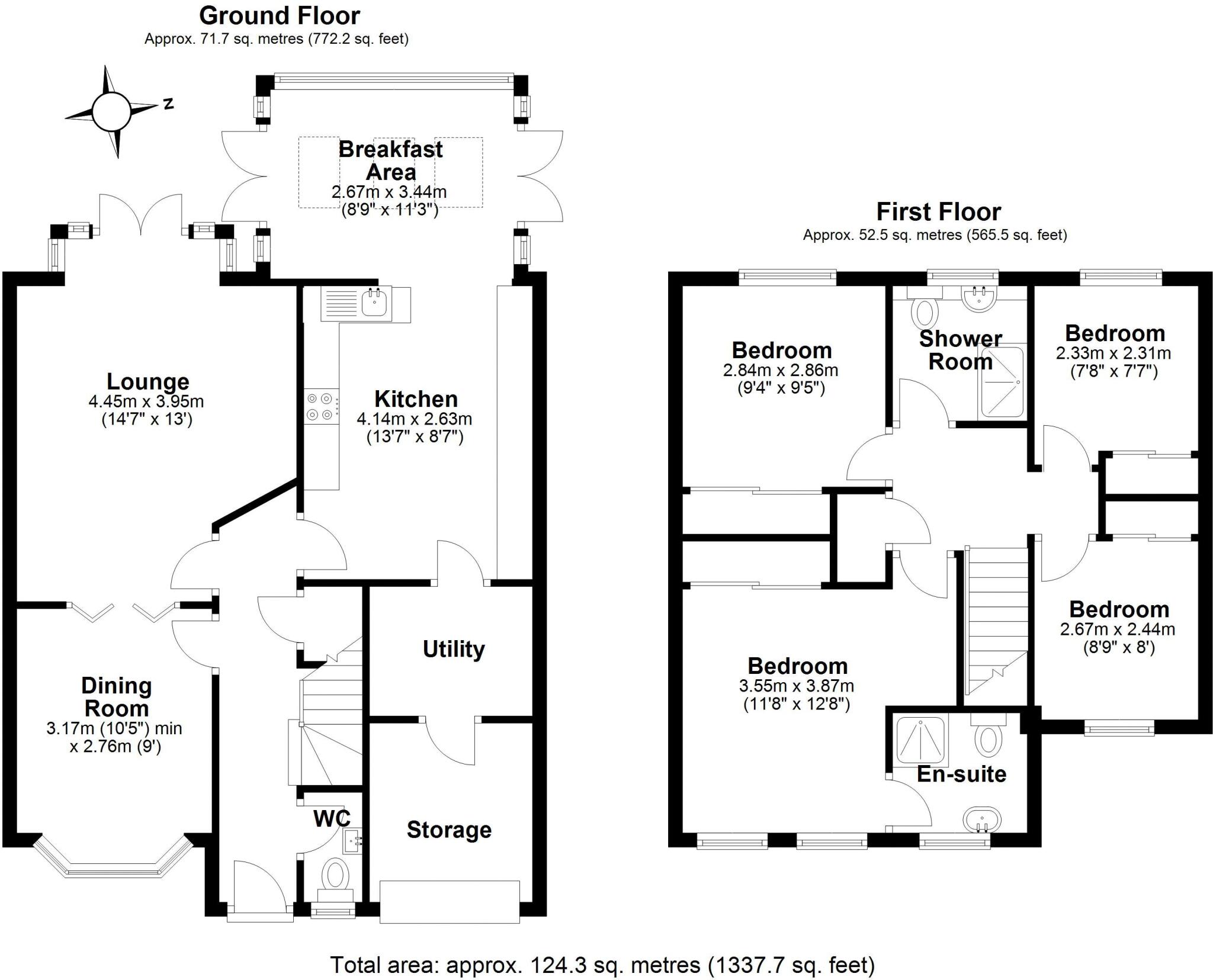 11 Gooch Close, Madeley floorplan