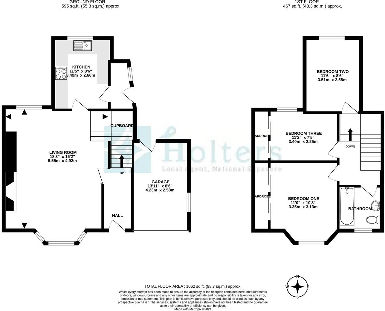 Irfon Road, Builth Wells floorplan