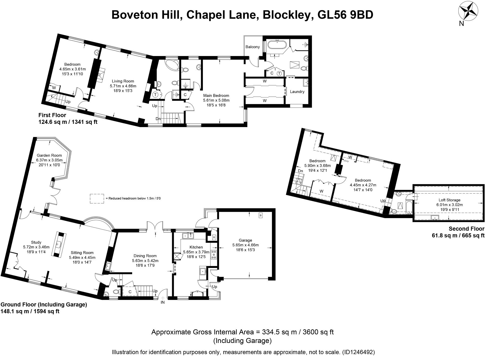 Chapel Lane, Blockley, Moreton-in-Marsh, Gloucestershire. GL56 9BD floorplan