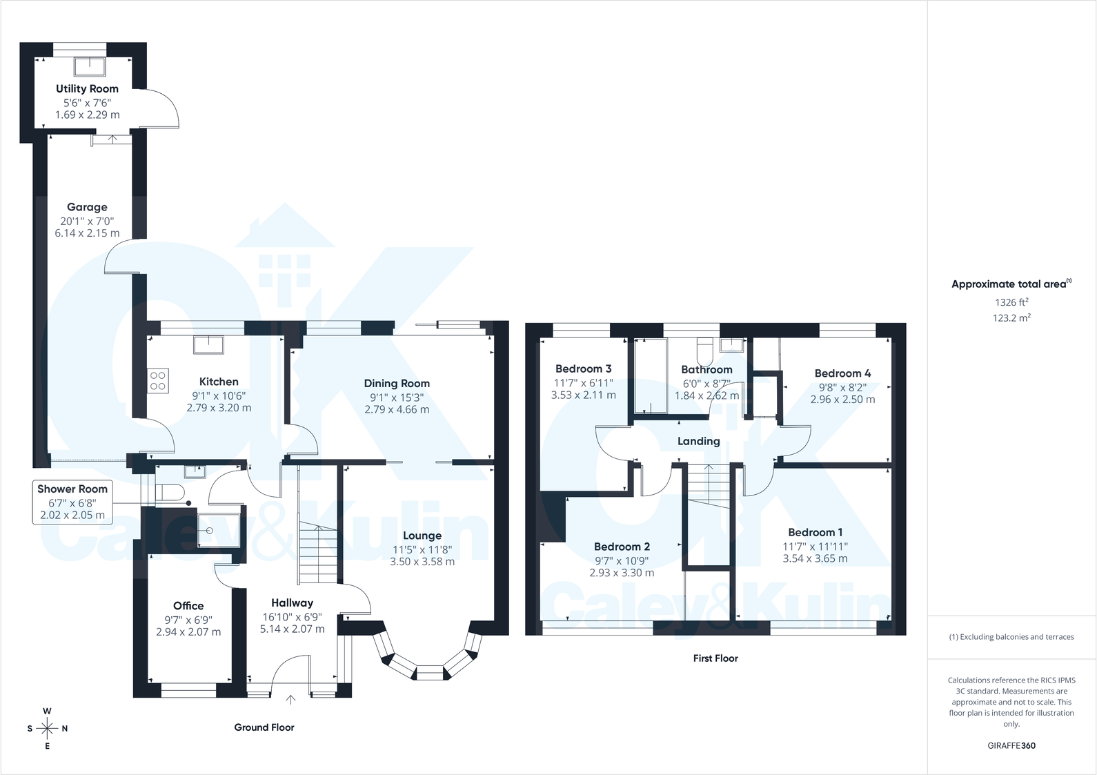 Chestnut Close, Derrington, Stafford, ST18 9NJ floorplan