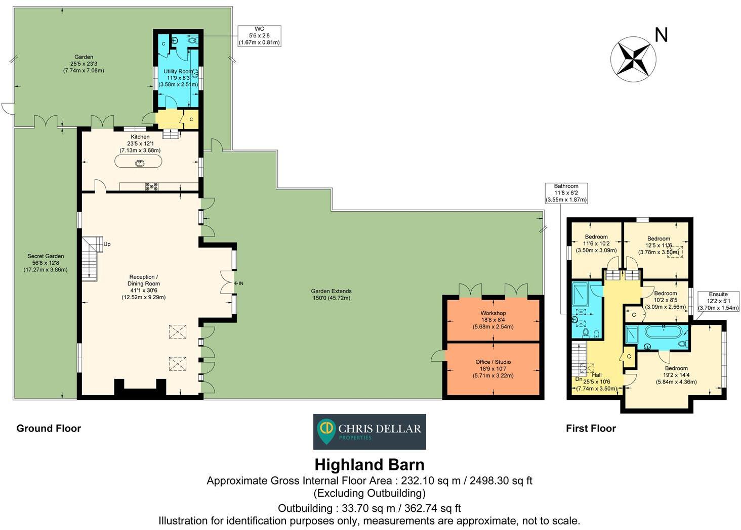 Gannock Green, Sandon, Buntingford floorplan