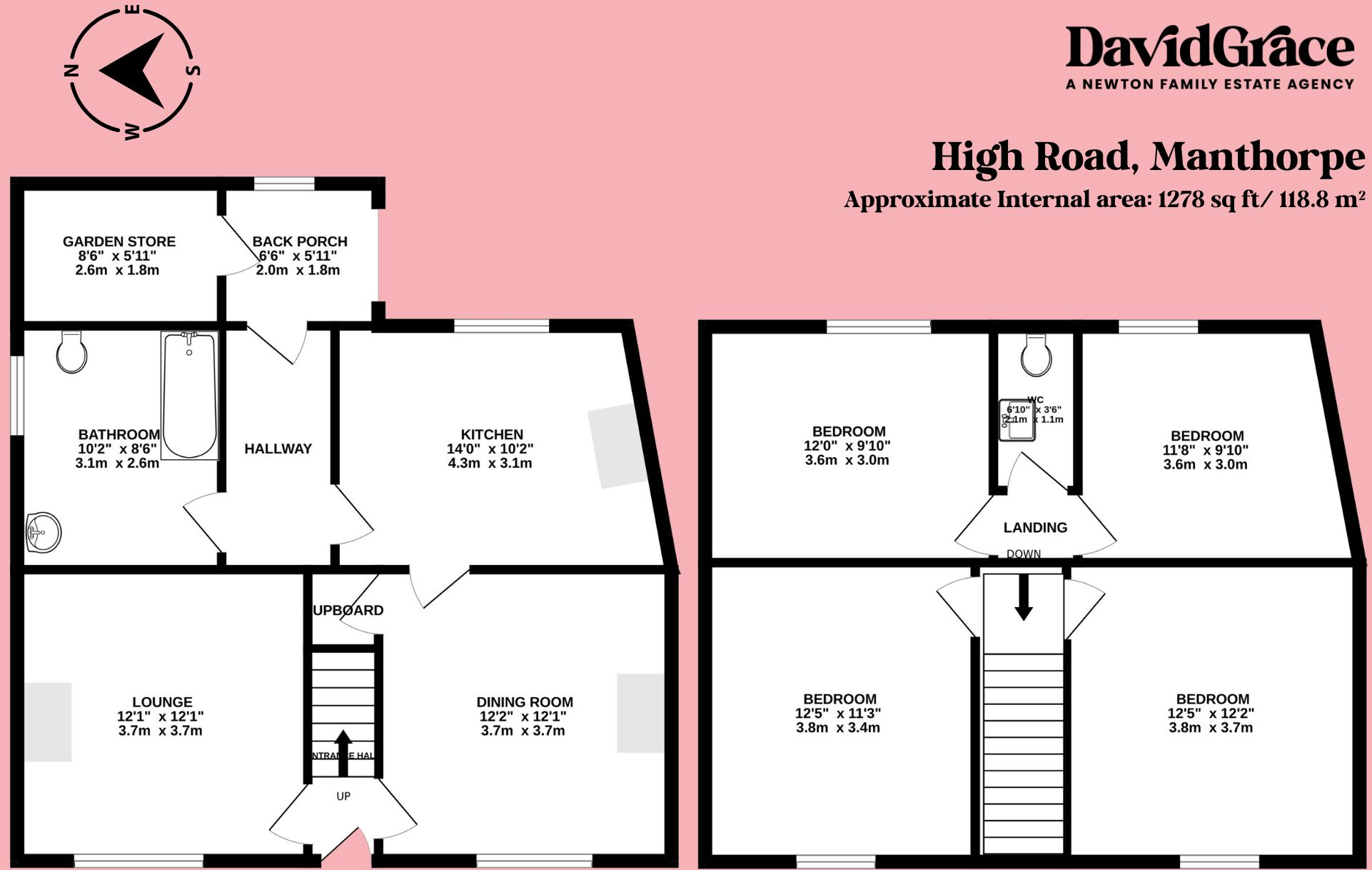 High Road, Manthorpe, NG31 floorplan