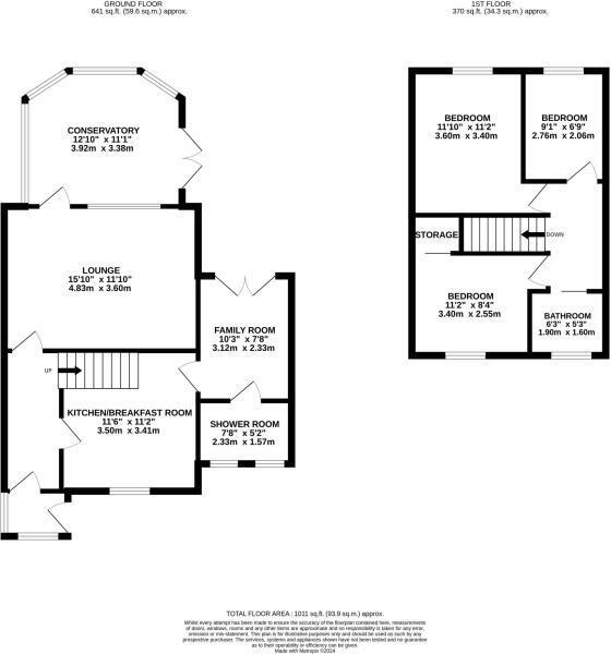 Bryn Lane, Newtown floorplan