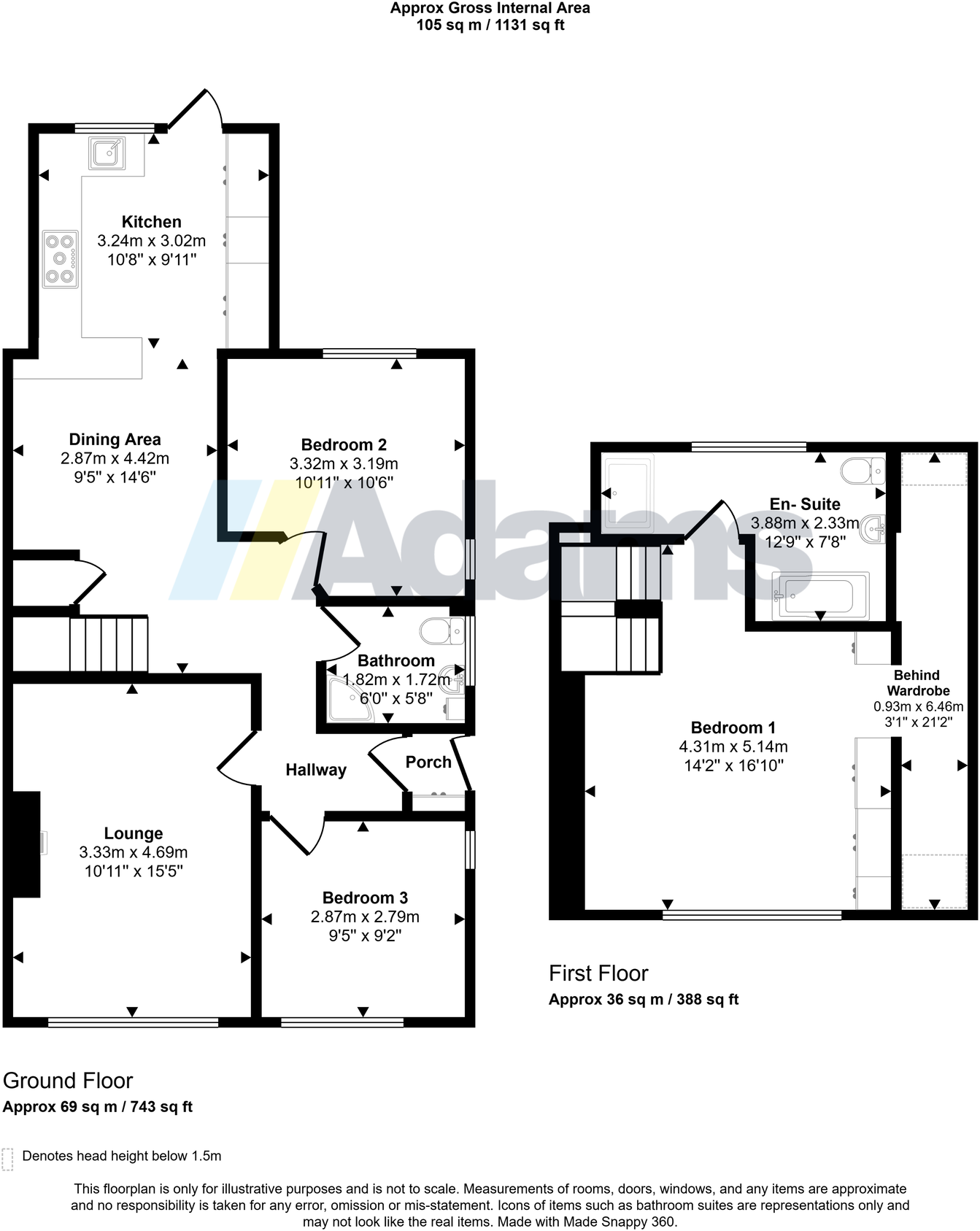 Cranbourne Avenue, Warrington floorplan