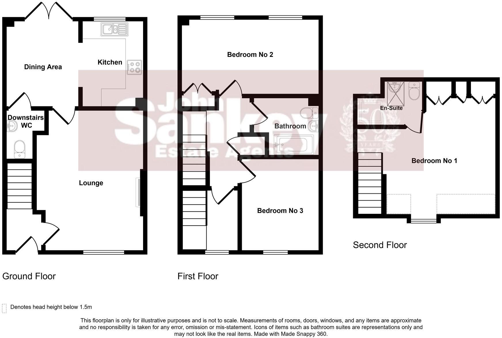 The Fieldings, Sutton-In-Ashfield, NG17 floorplan