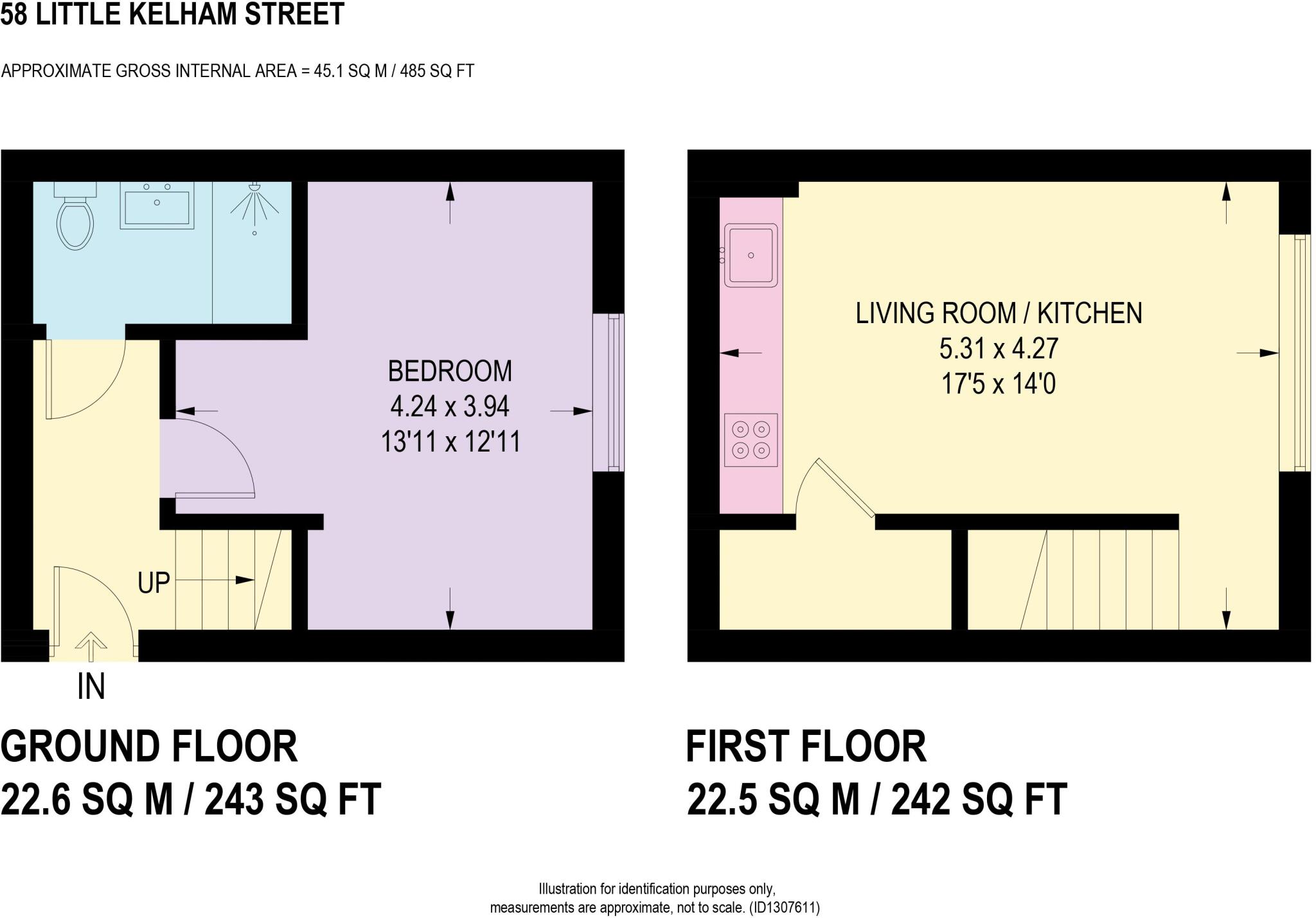 Little Kelham Street, Sheffield floorplan