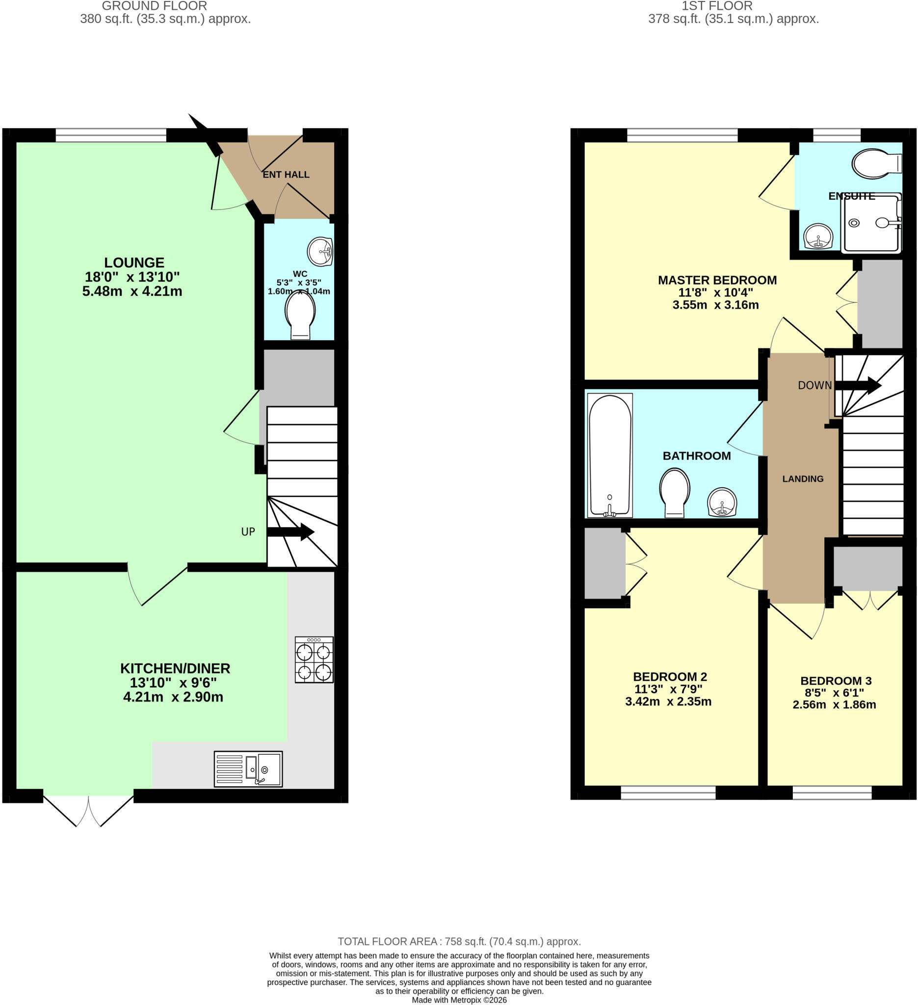 Elston Avenue, Selby, North Yorkshire YO8 floorplan