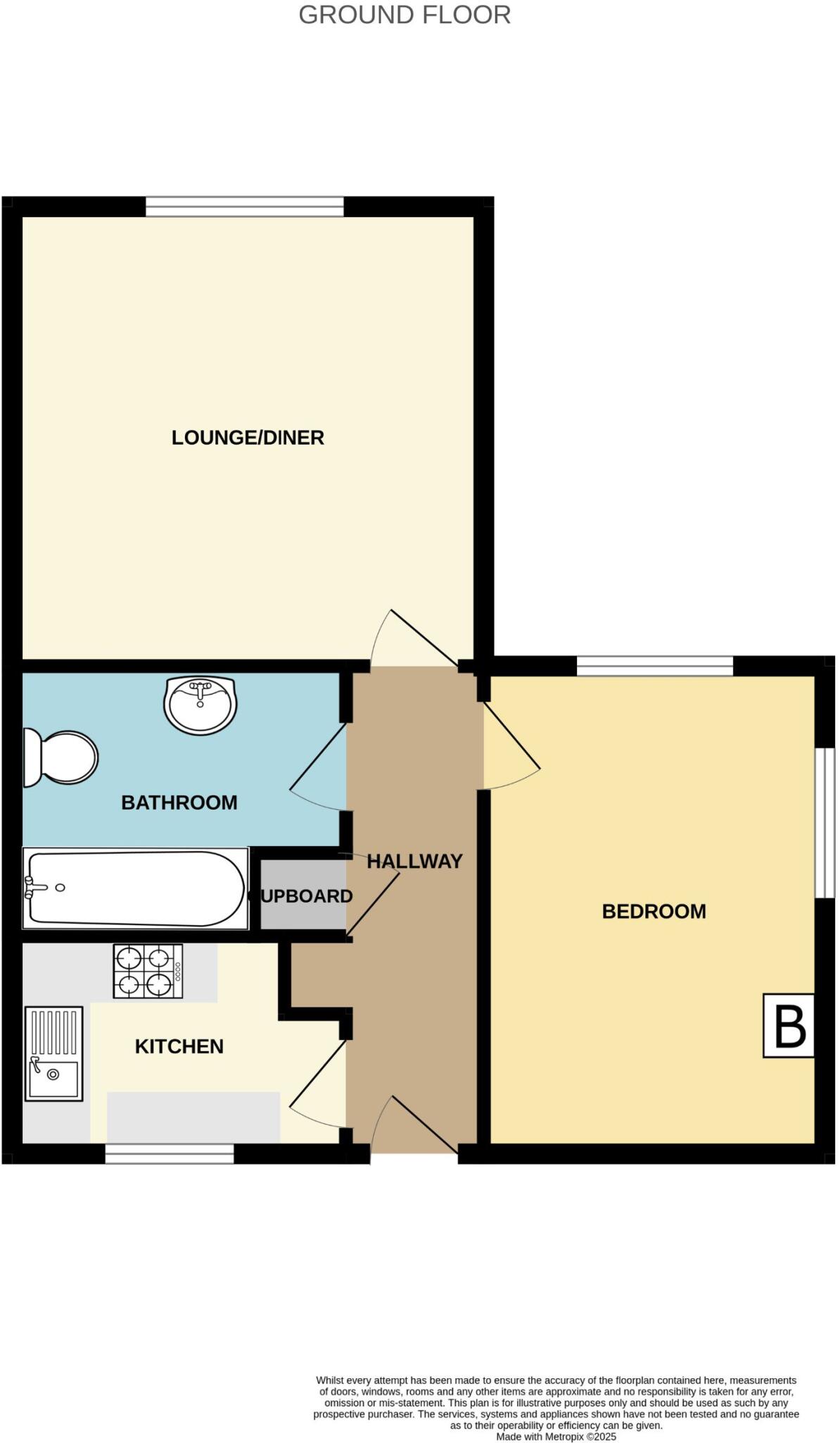 Flat , Montreux Court, Soundwell Road, Bristol floorplan