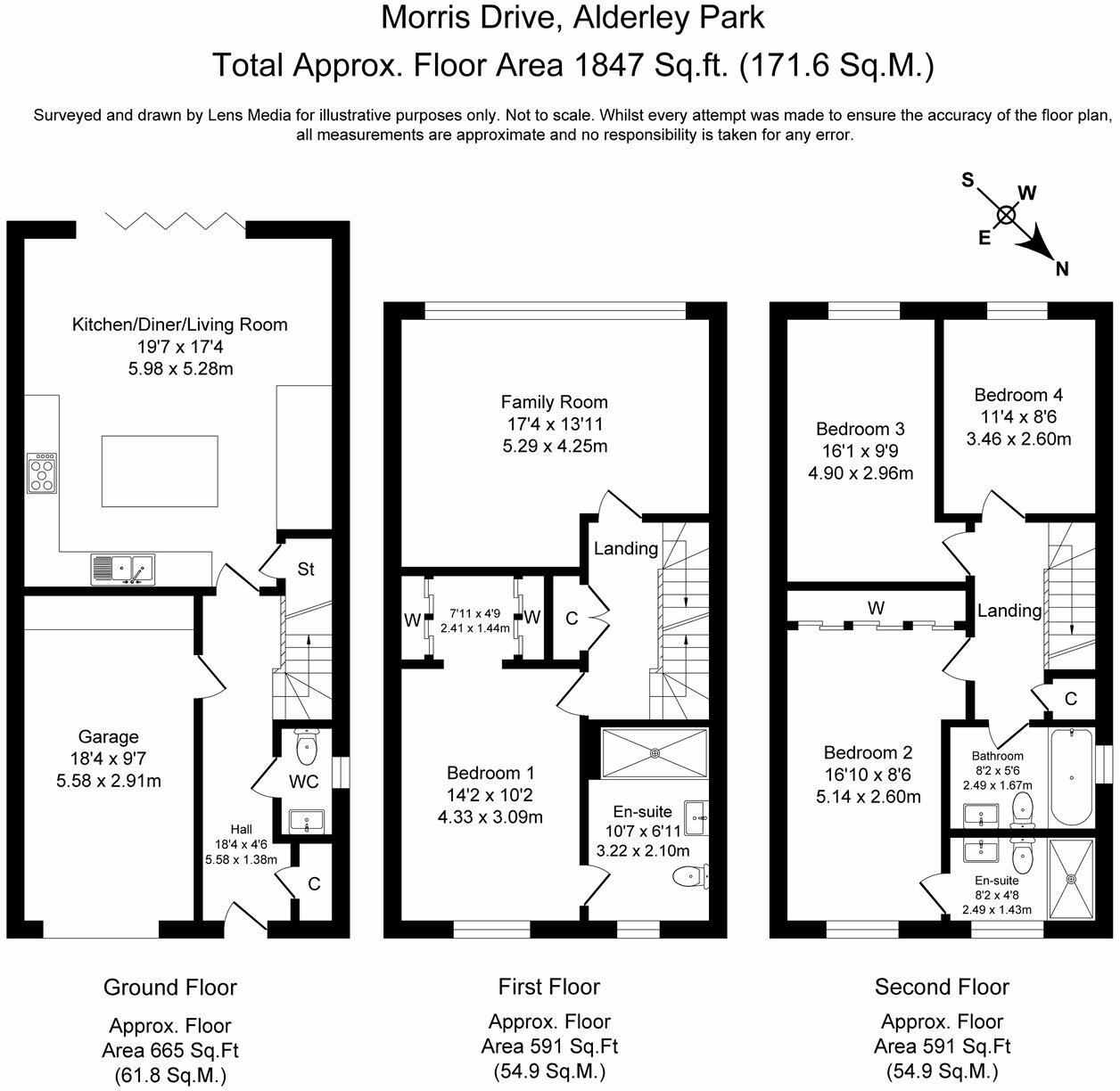 Morris Drive, Nether Alderley, Macclesfield, SK10 floorplan