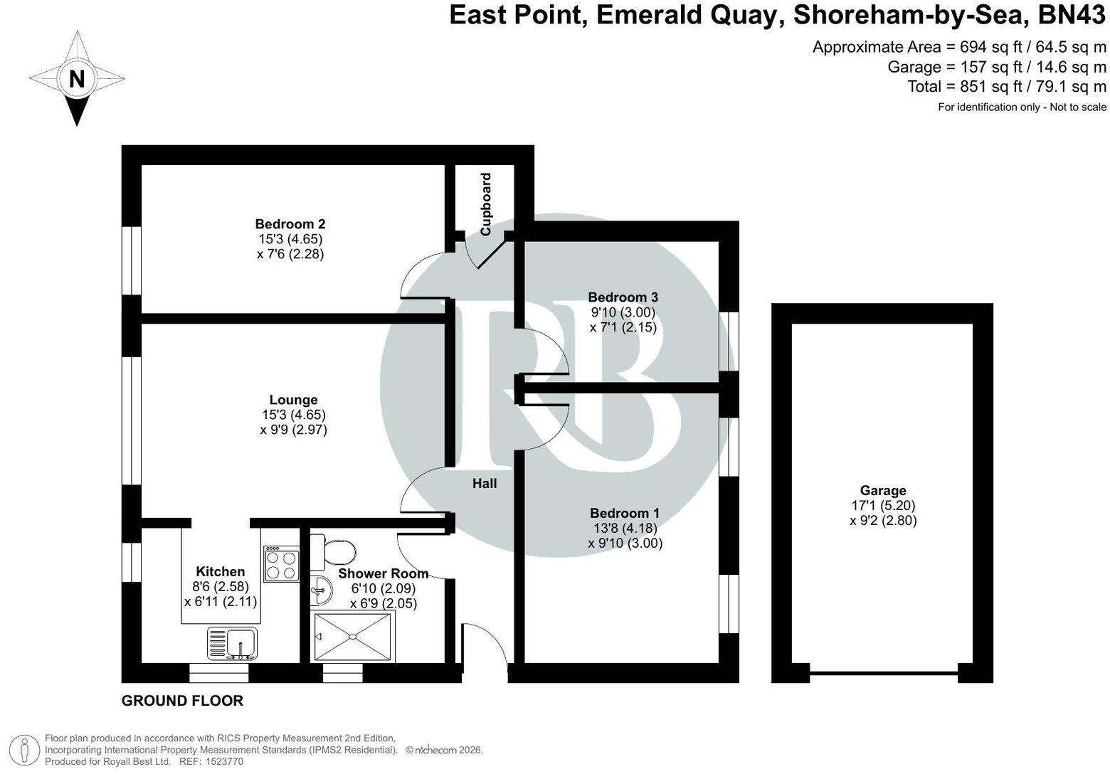 Emerald Quay, Shoreham-by-sea, BN43 5JN floorplan