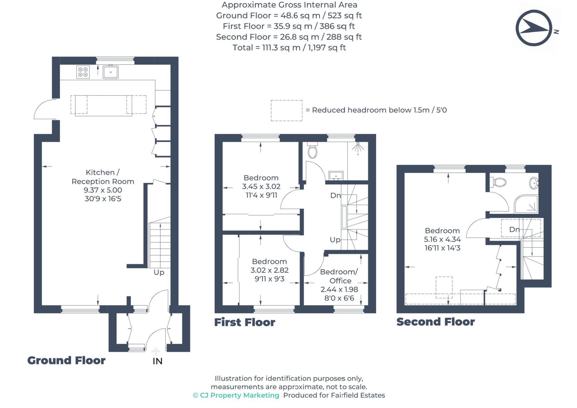 Prestwick Road, South Oxhey, WD19 floorplan