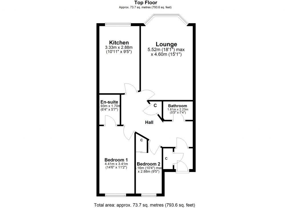 5A, Millennium Court, Largs, KA30 8SZ floorplan
