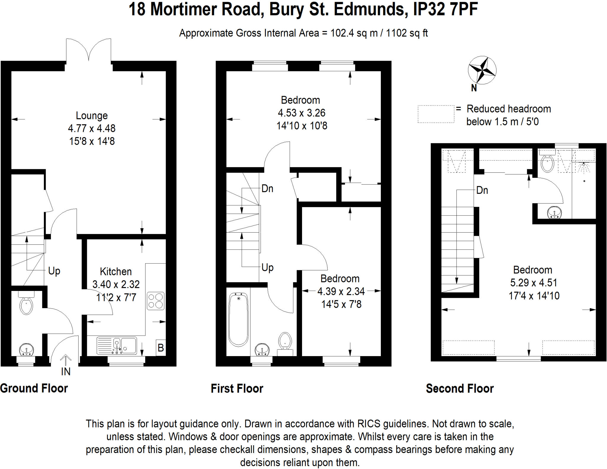 Mortimer Road, Bury St Edmunds, Suffolk, IP32 7PF floorplan