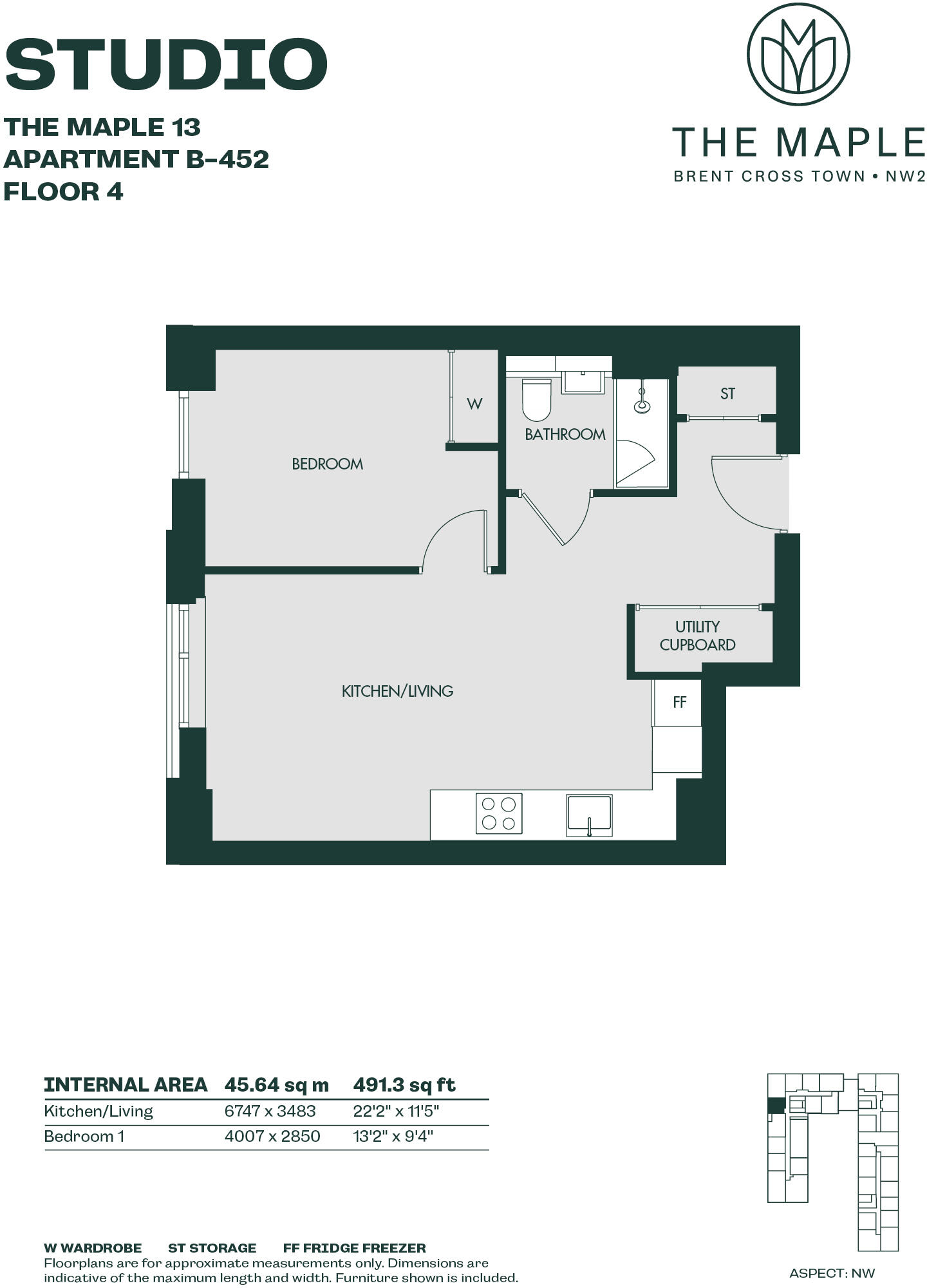 The Maple, NW2 floorplan