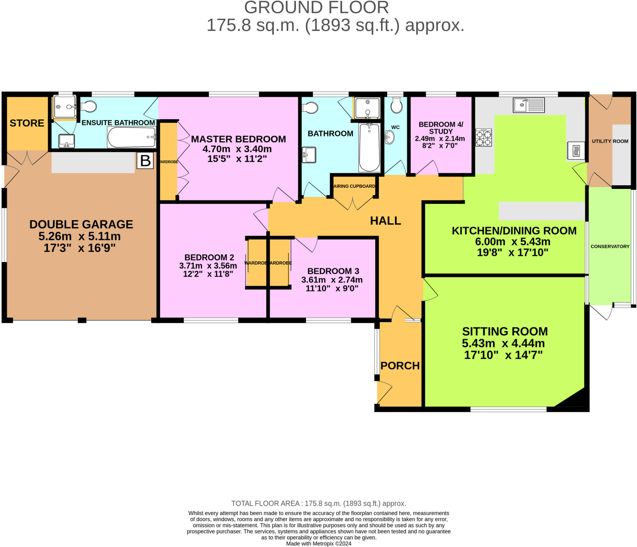 Owl Street, East Lambrook, South Petherton, TA13 floorplan