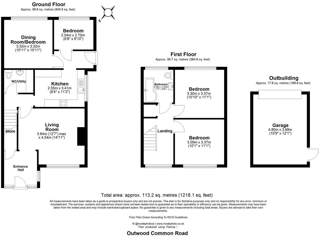 Outwood Common Road, Billericay floorplan