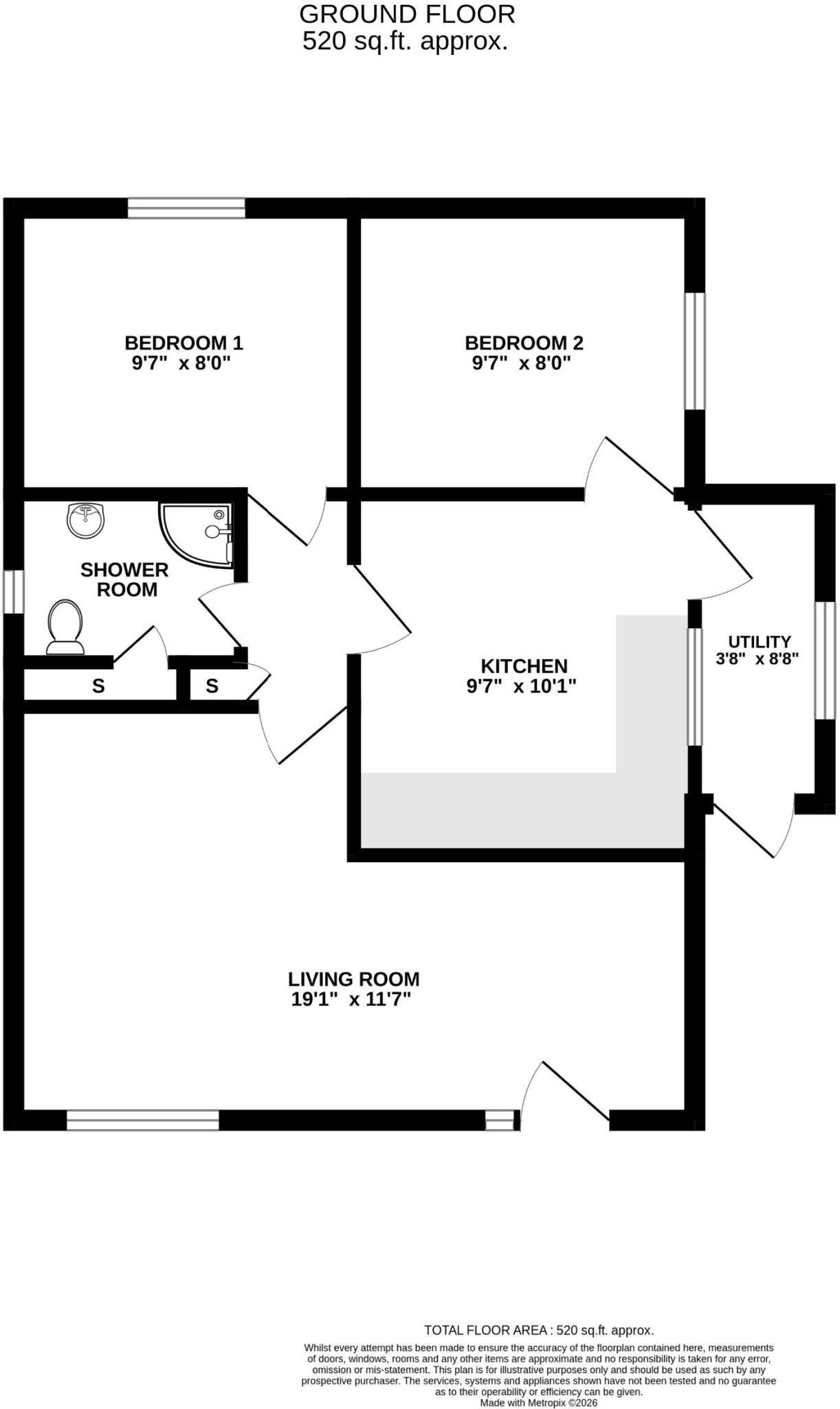 Lea Villa Residential Park, Lea, Ross-on-Wye floorplan