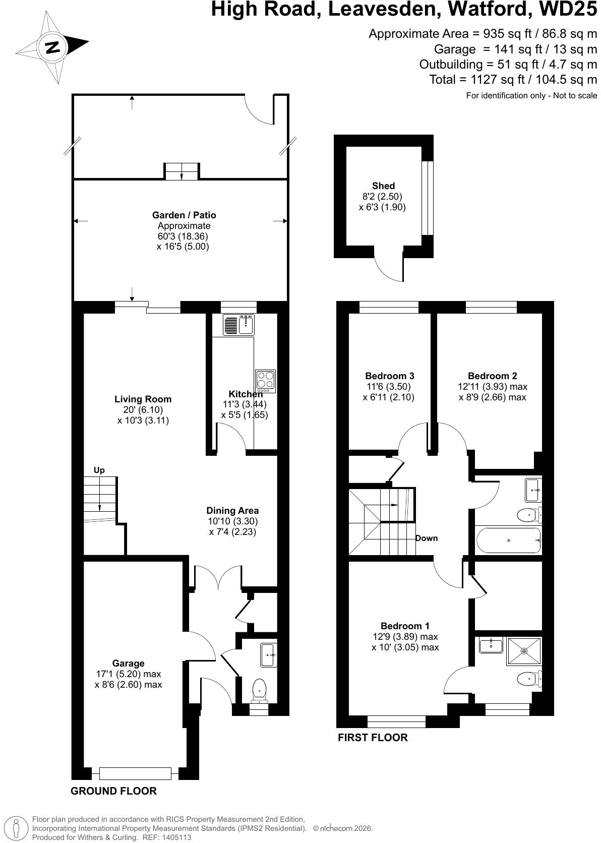 Sherwood Court, High Road, Leavesden, Watford, Hertfordshire floorplan