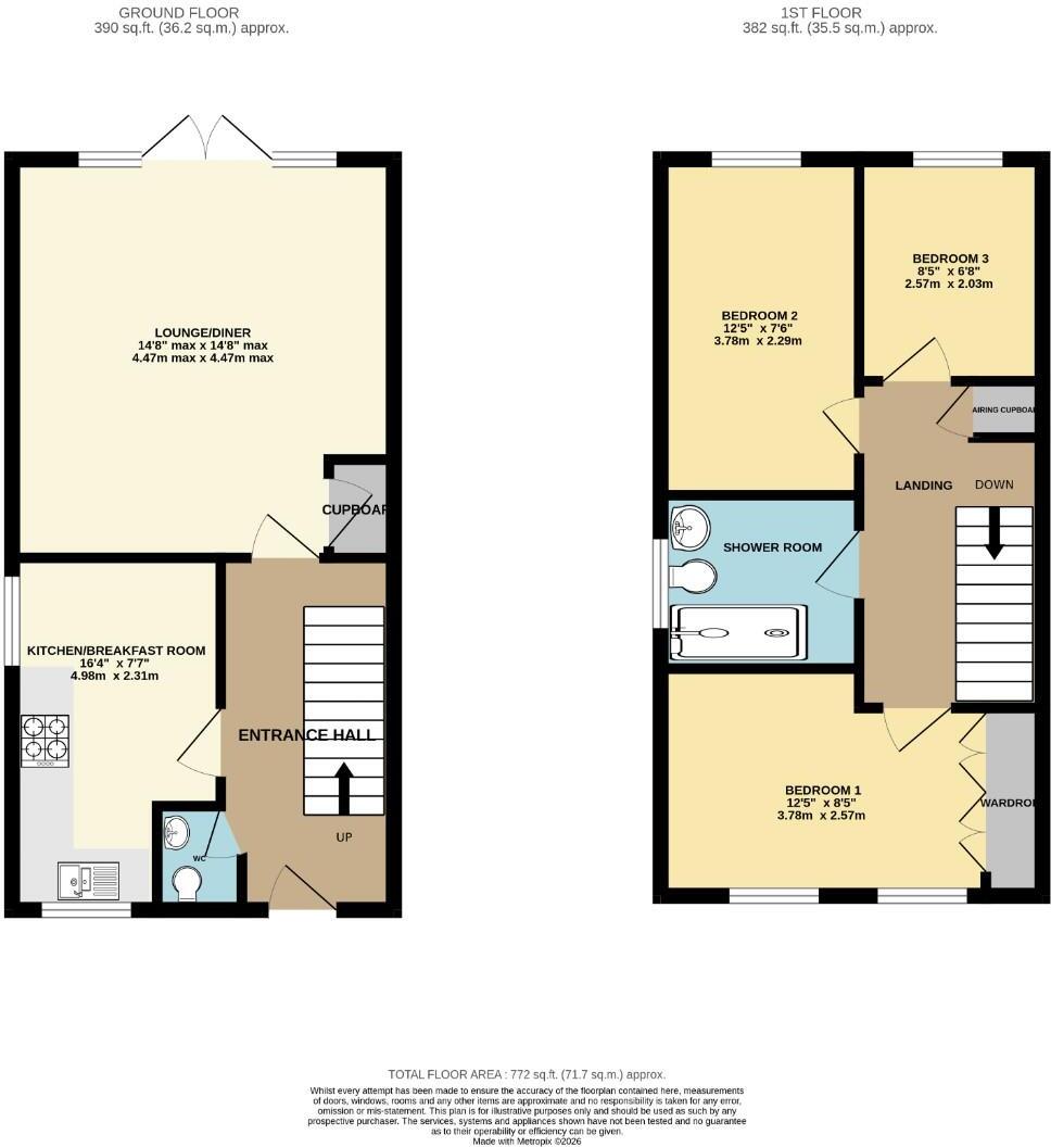 Hutchinson Rise, Potton floorplan