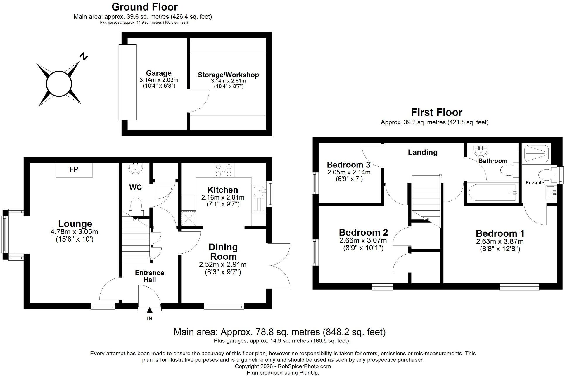 25, Celtic Close, Higham Ferrers, NN10 8NX floorplan