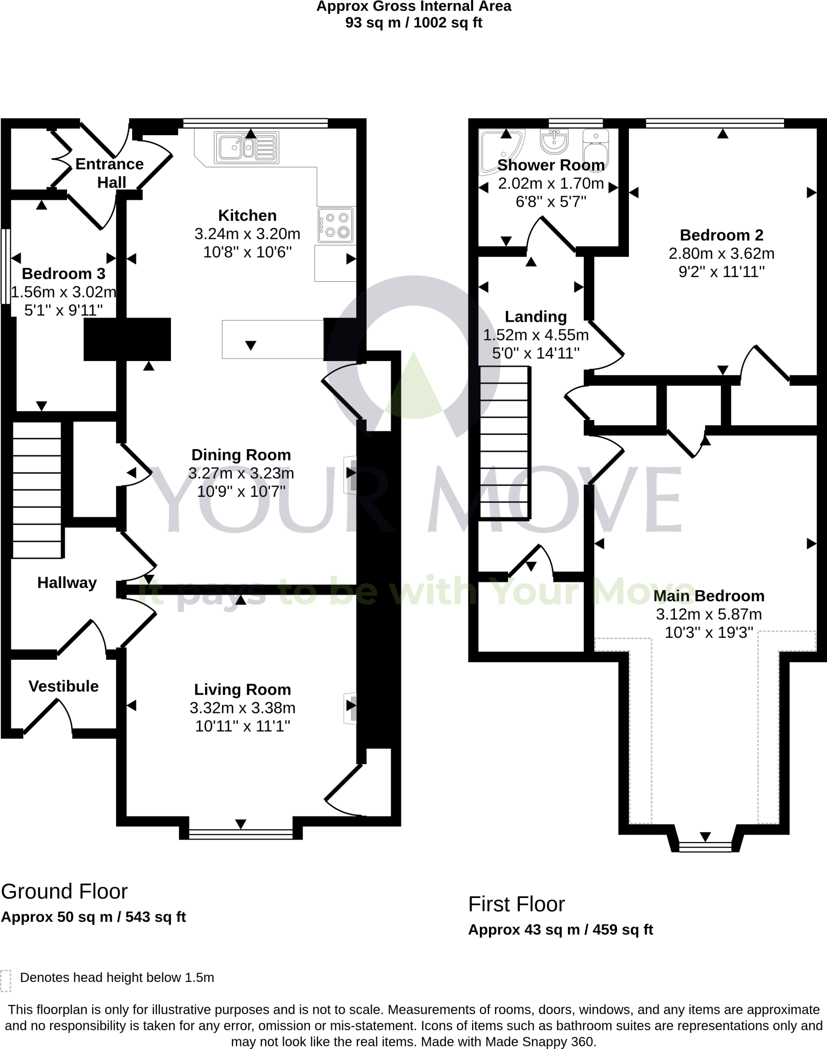Seaview Terrace, Johnshaven, Montrose, Aberdeenshire, DD10 floorplan