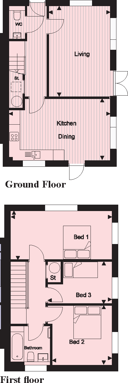 Fairfields, Ashley, Newmarket, Cambridgeshire, CB8 floorplan