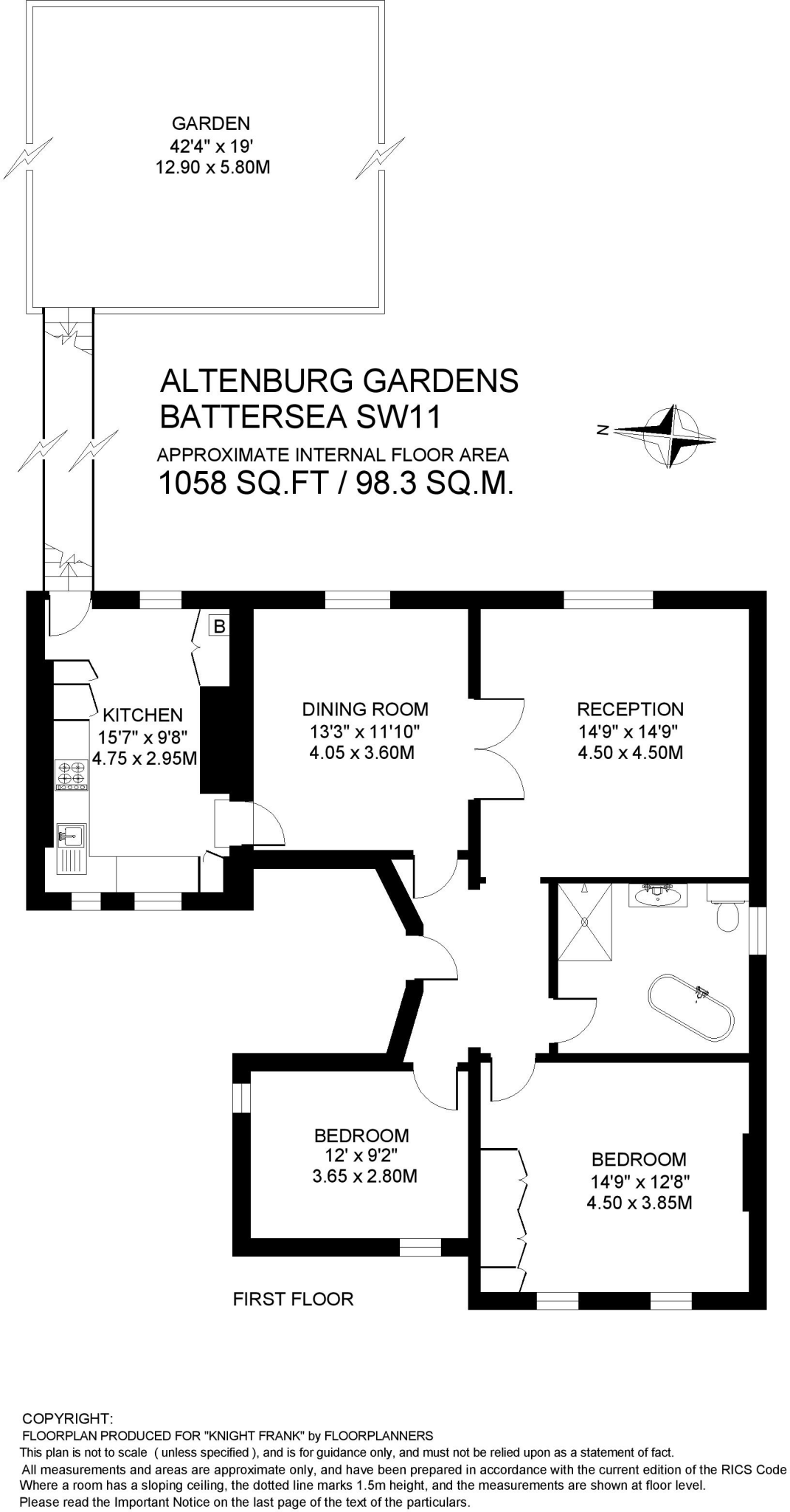 Altenburg Gardens, London SW11 floorplan