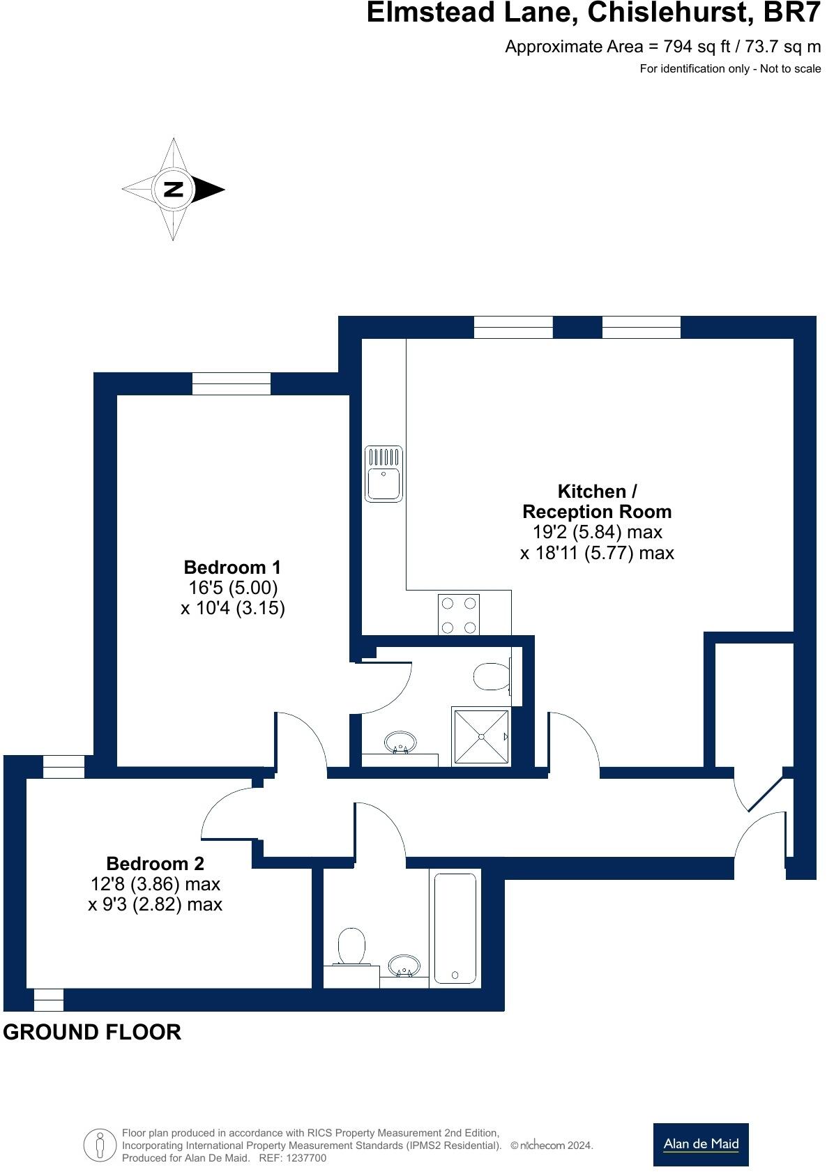 Acers, 2 Elmstead Lane, Chislehurst floorplan