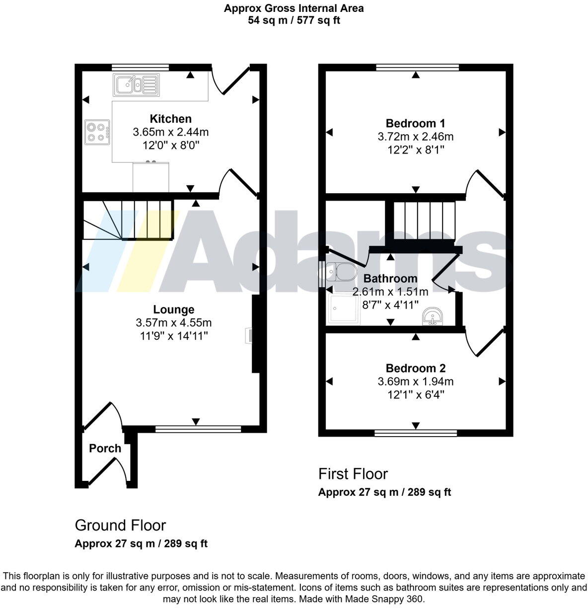 Keats Close, Widnes floorplan