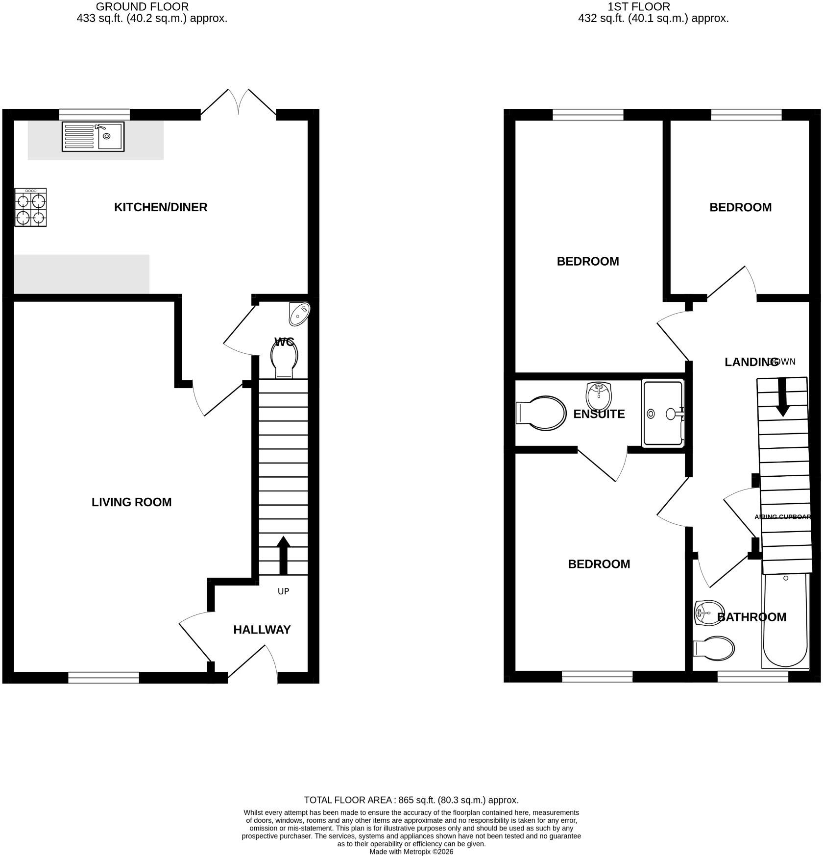 High Street, Fenstanton, Huntingdon, Cambridgeshire, PE28 floorplan