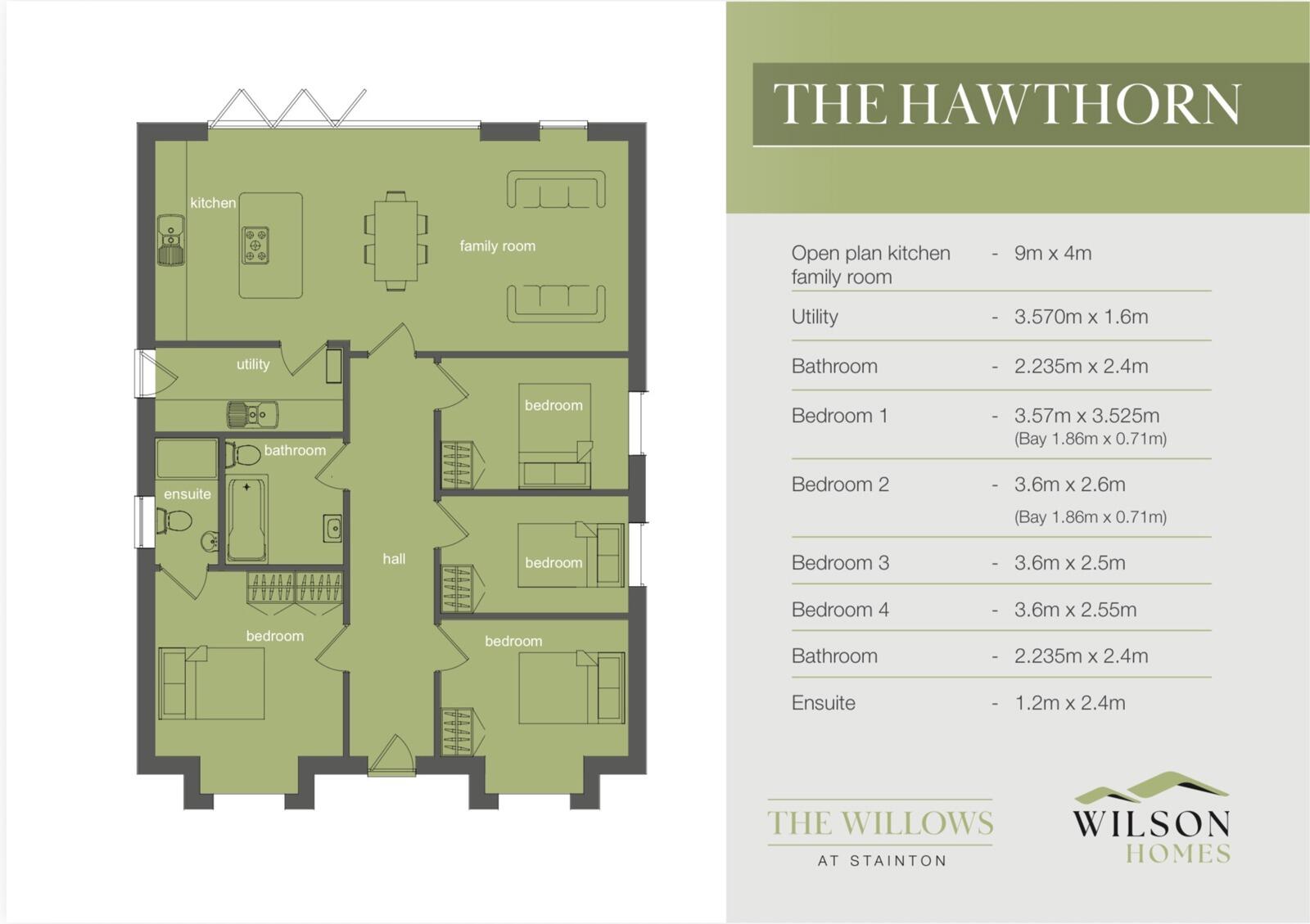 Strait Lane, Stainton floorplan
