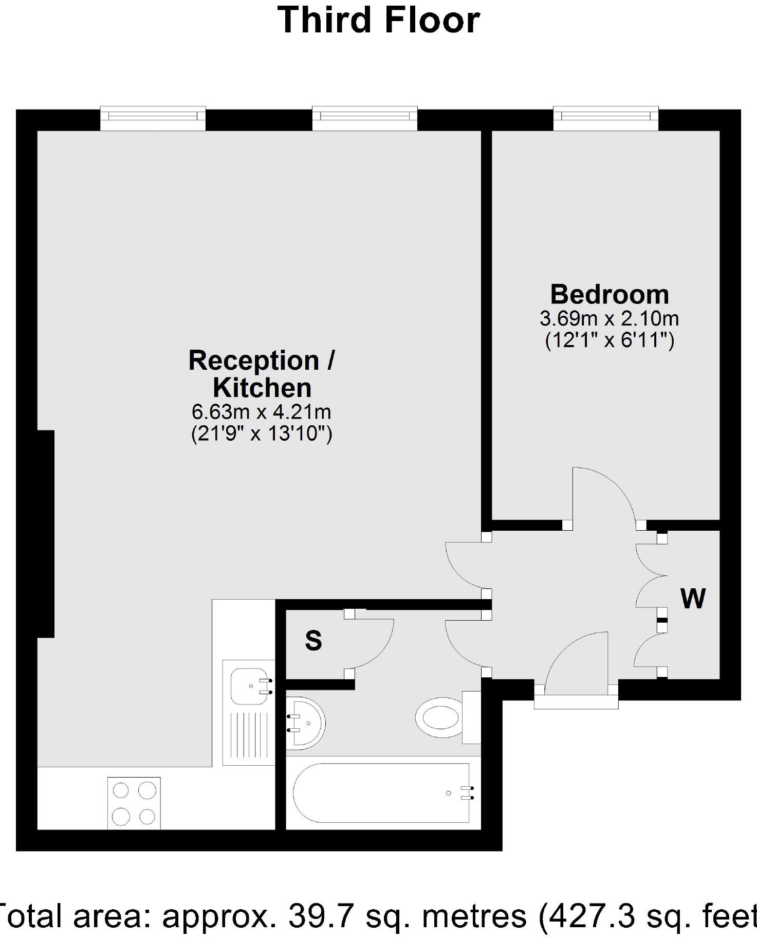 Courtfield Gardens, South Kensington floorplan