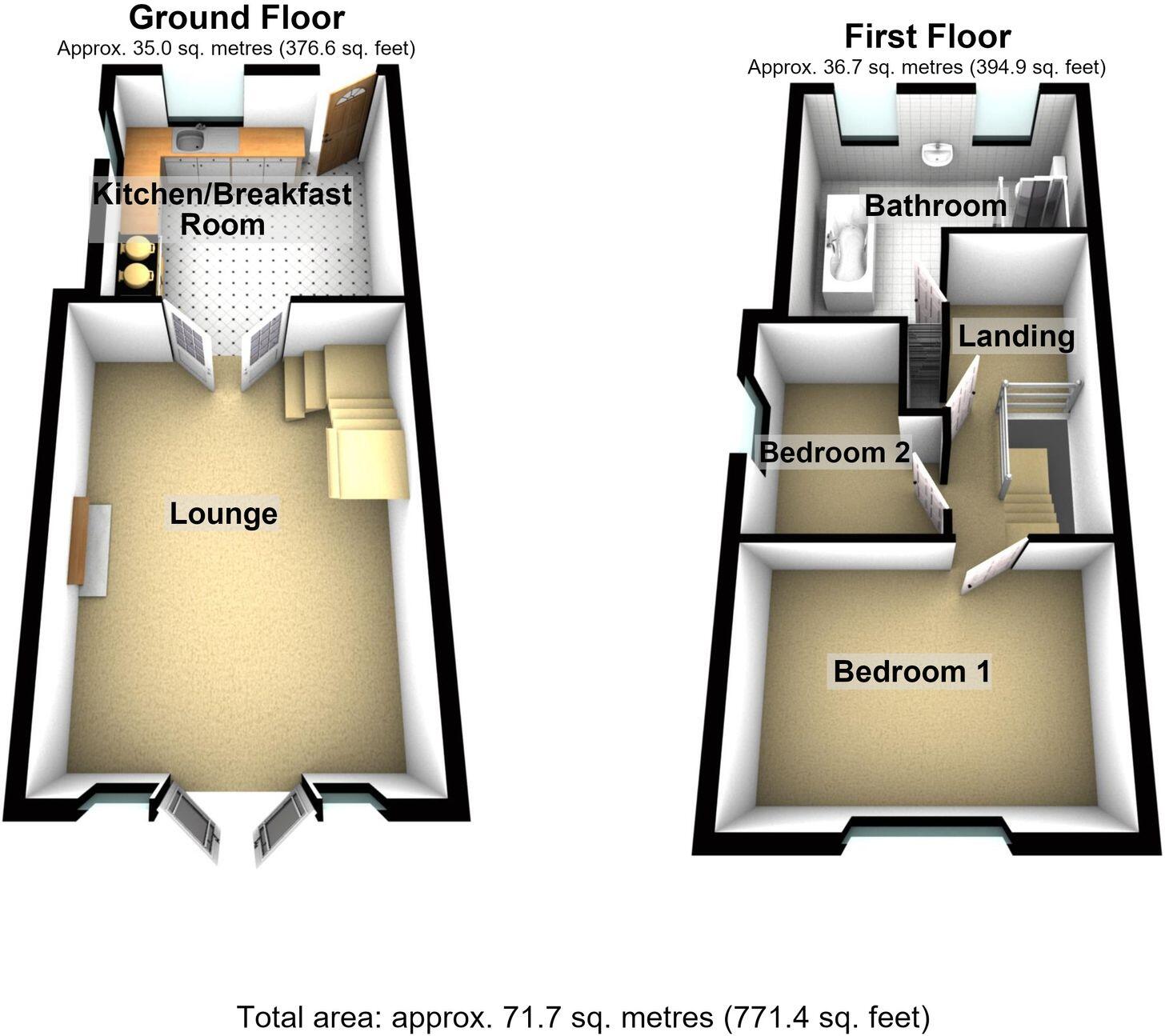 Homeland Place, Blackwood, NP12 floorplan