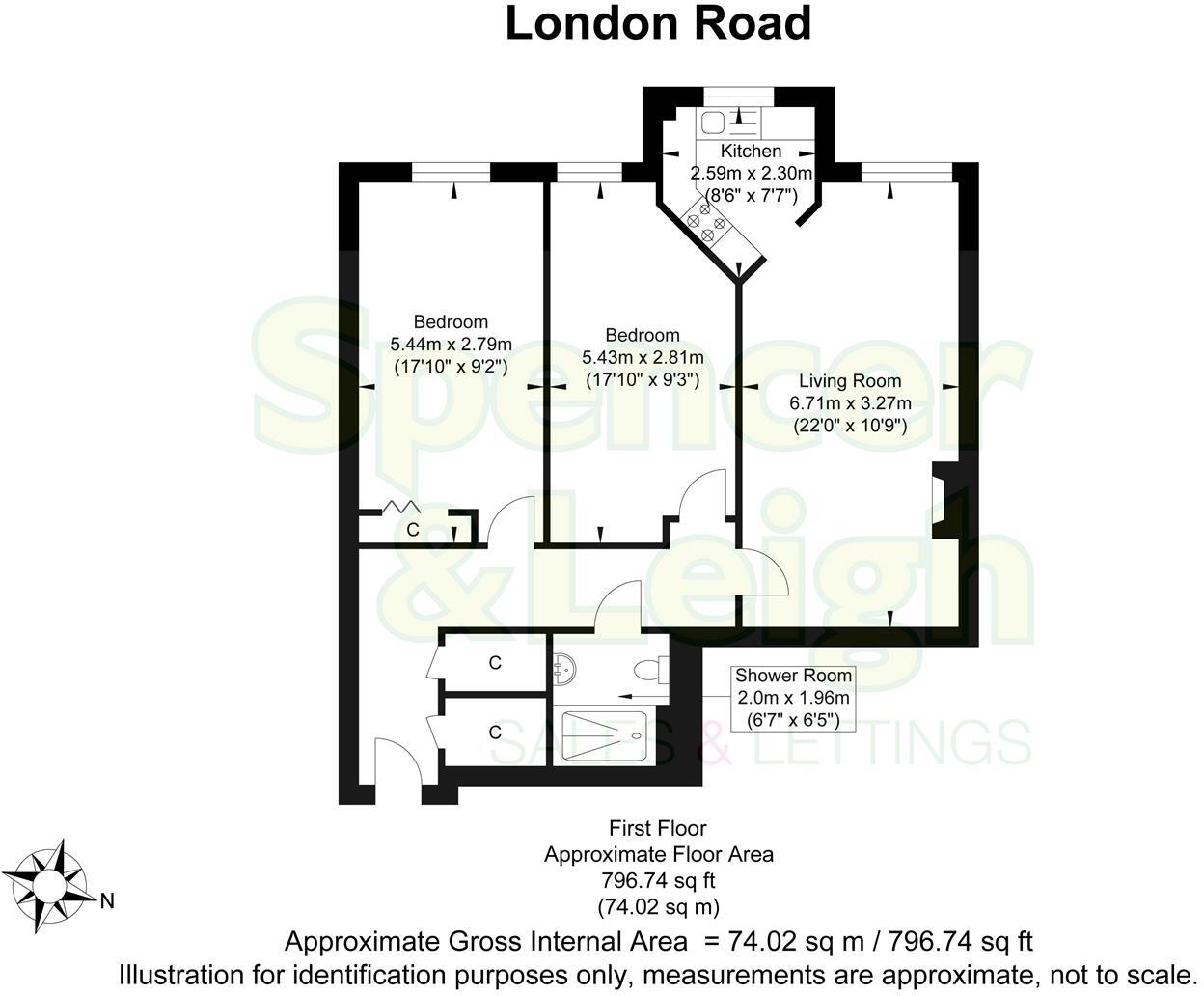 London Road, Patcham, Brighton floorplan