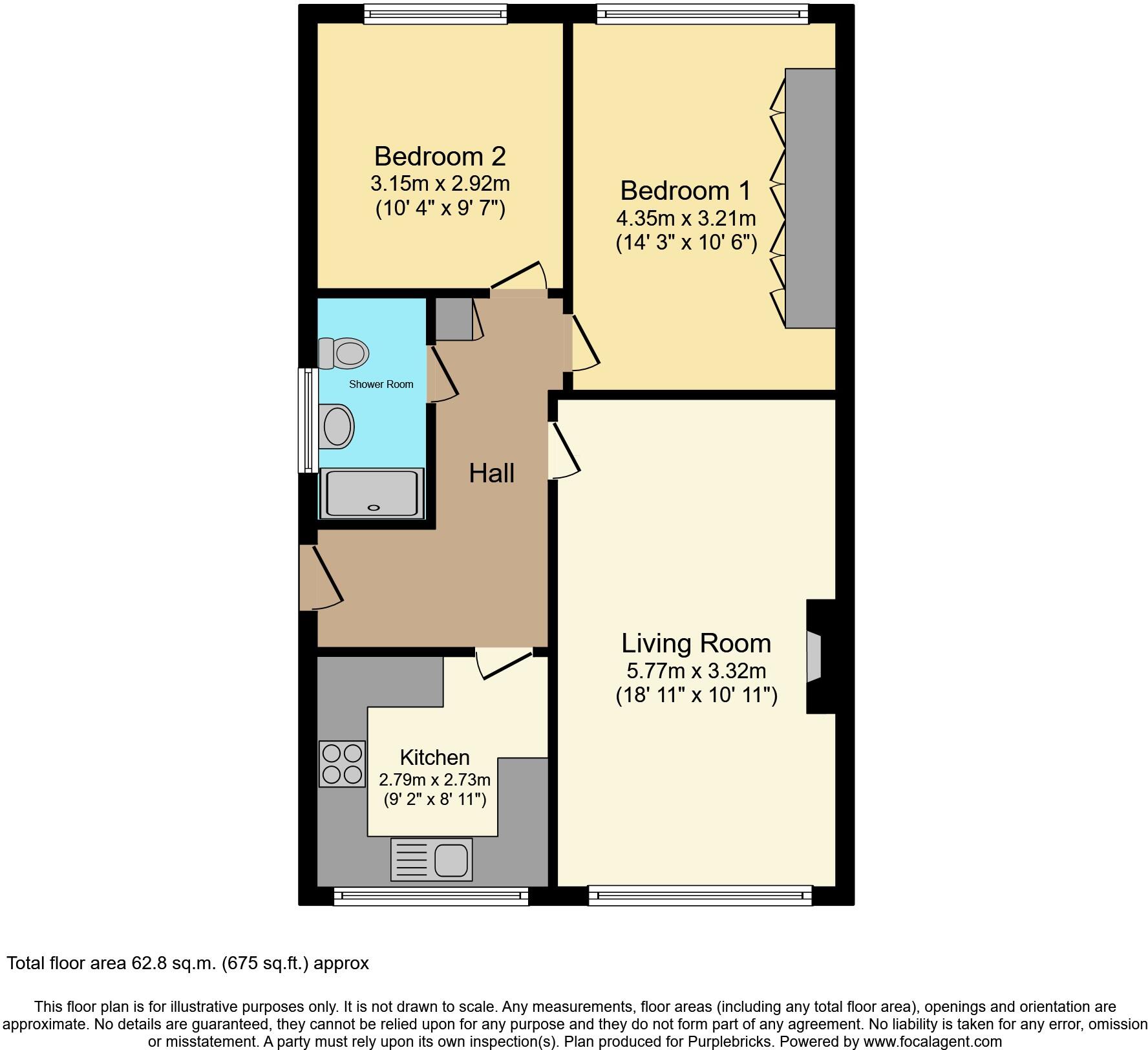Church Road, Liversedge, WF15 floorplan