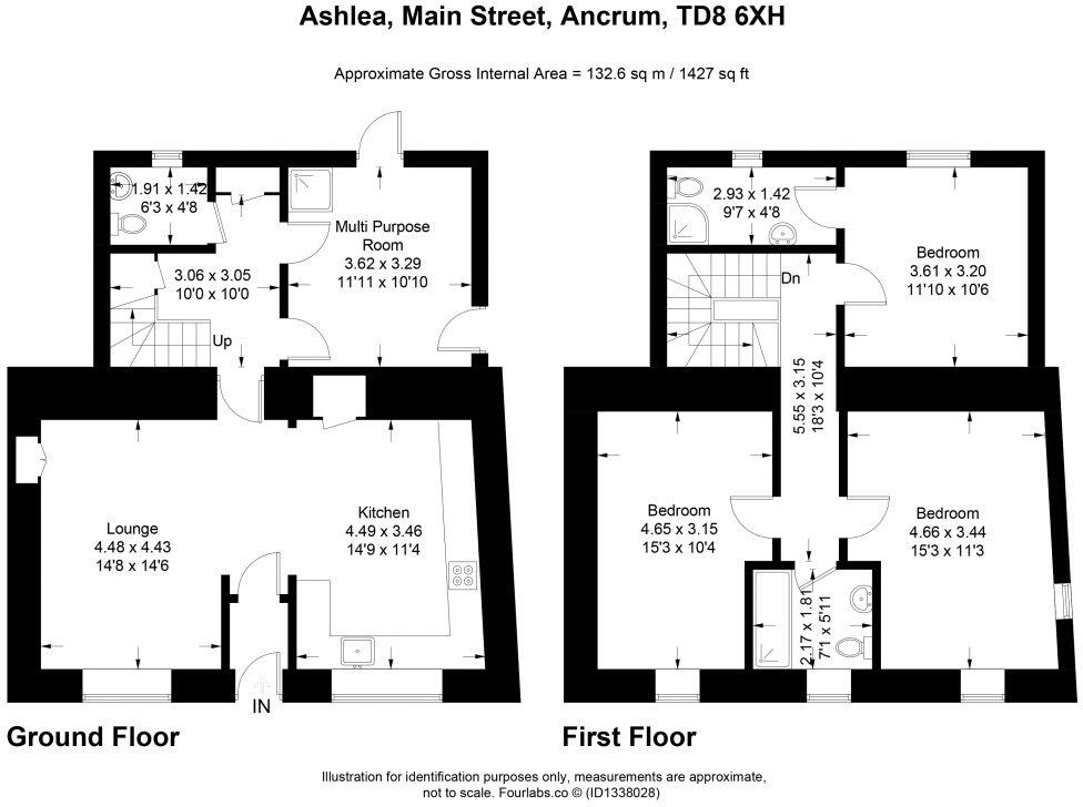 Ashlea, Main Street, Ancrum, TD8 6XH floorplan
