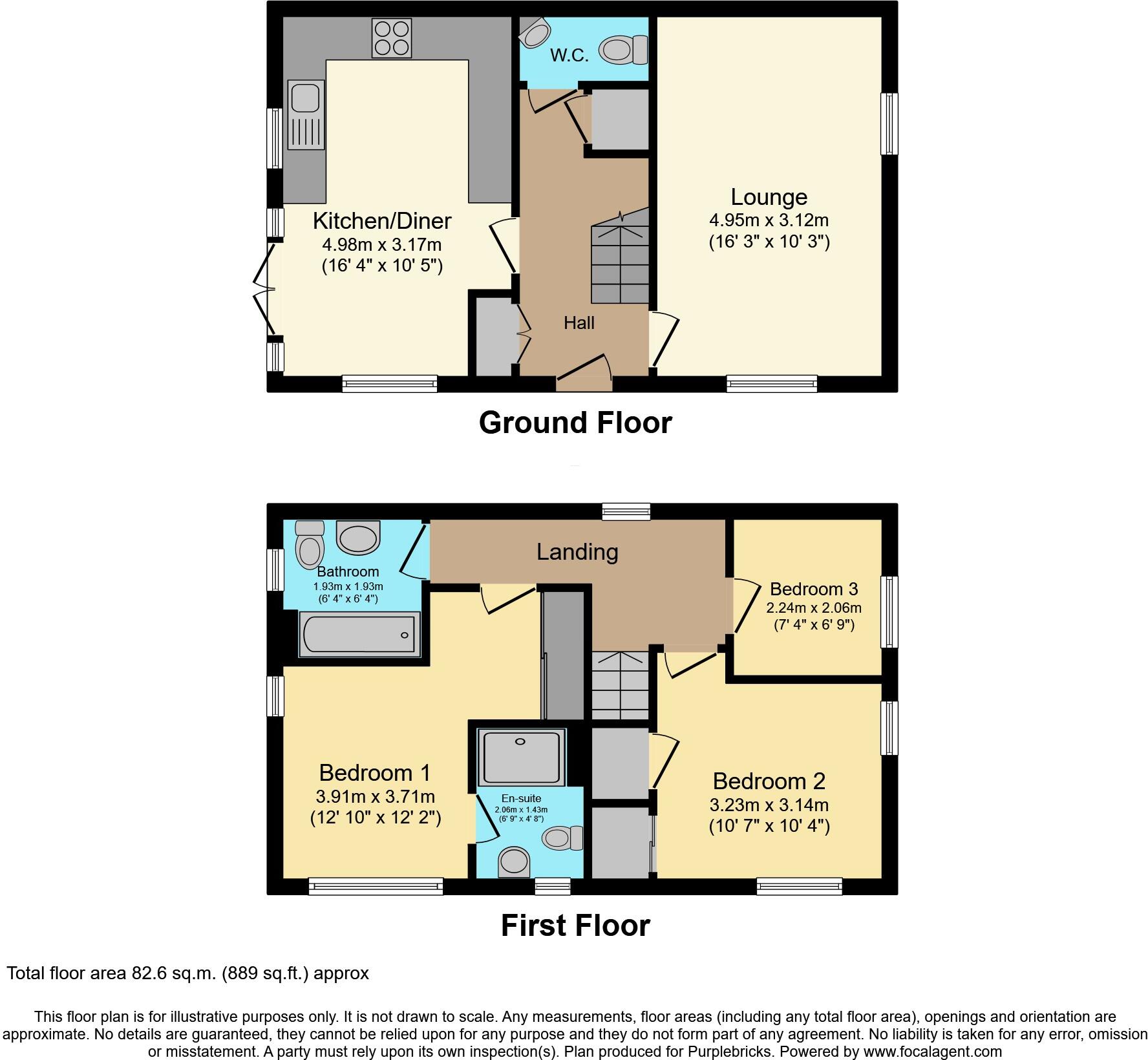 Haleforest Grove, Liverpool, L28 floorplan