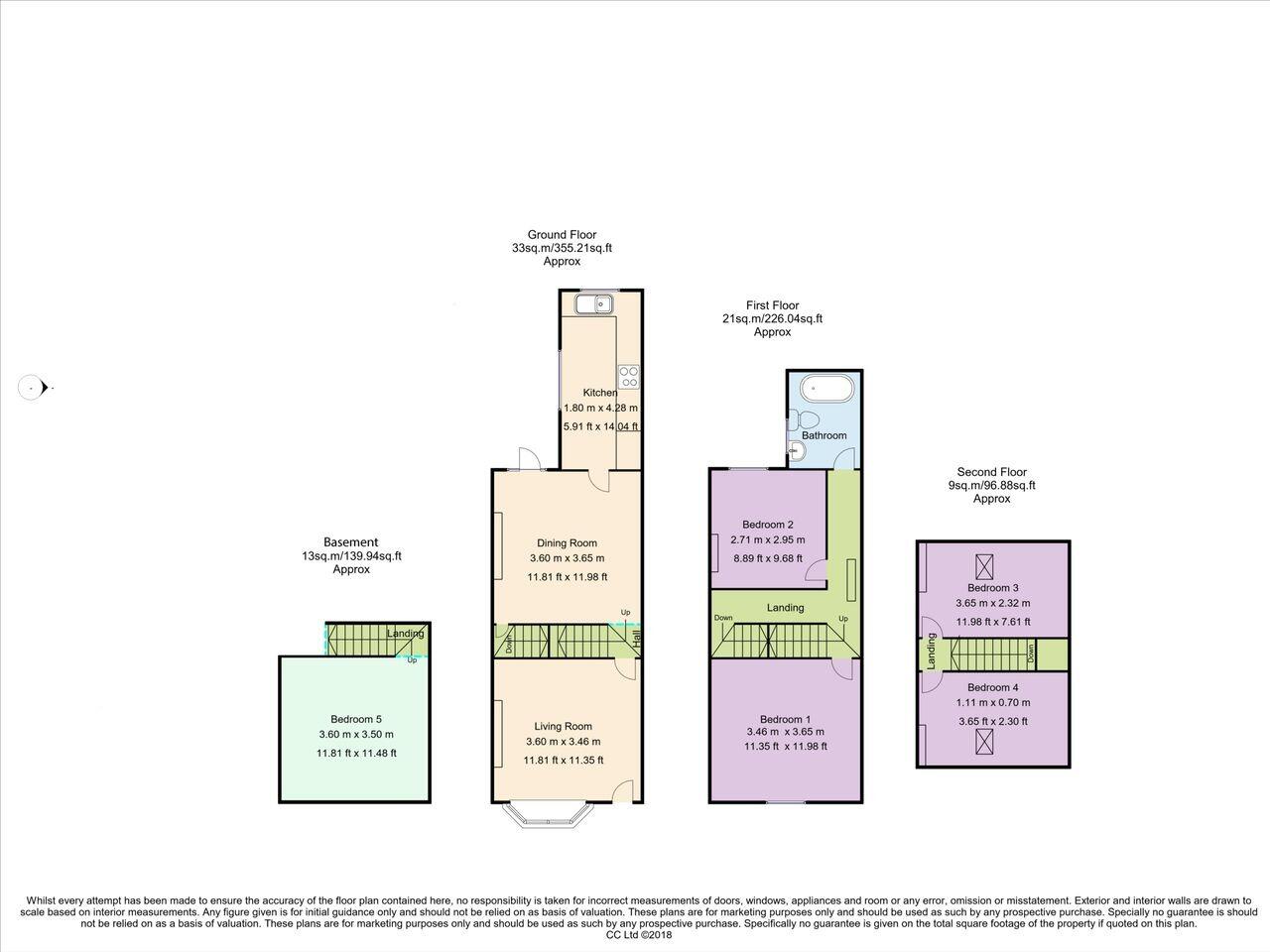 Crossman Street, Nottingham, Nottinghamshire, NG5 2HR floorplan