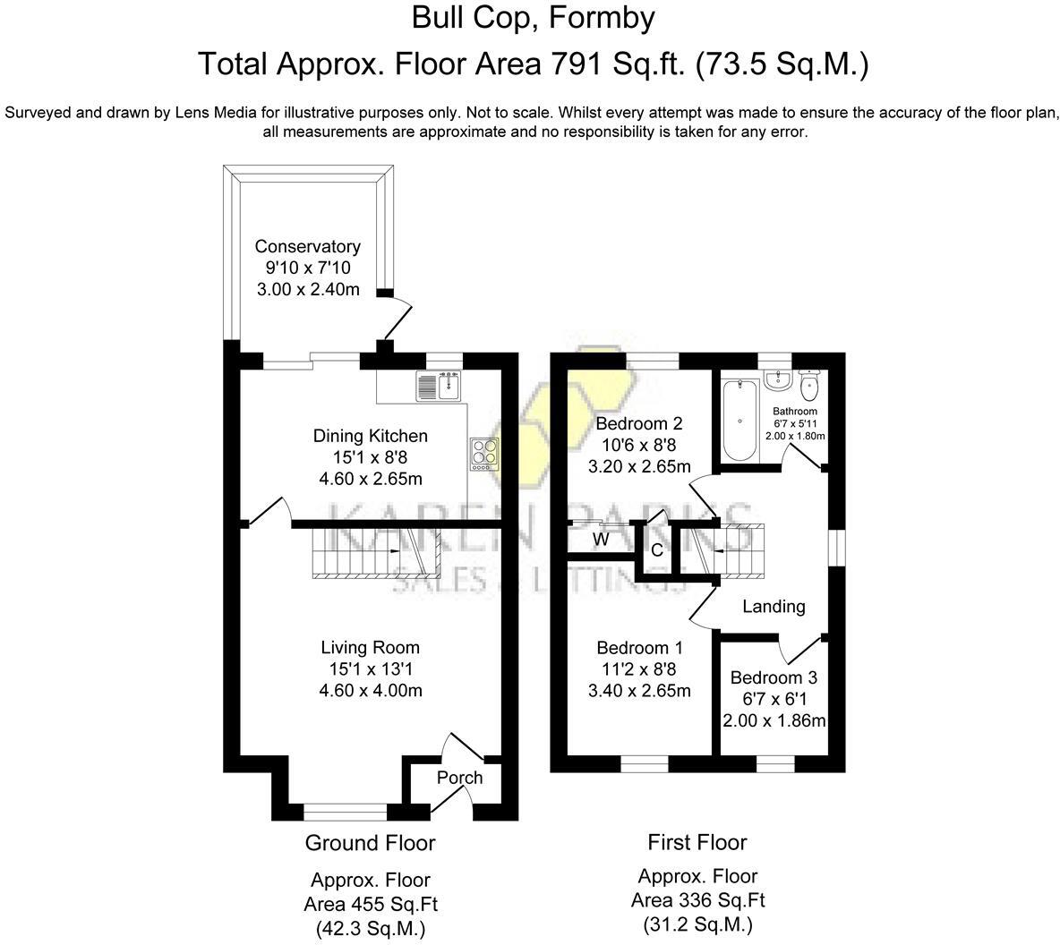 Bull Cop, Formby, Liverpool floorplan