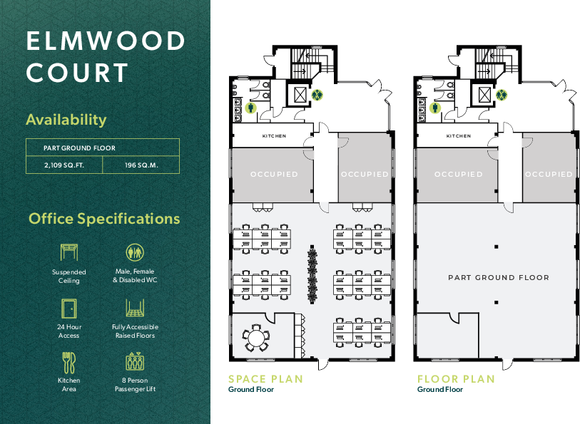 Elmwood Court Ground Floor and Space Plan
