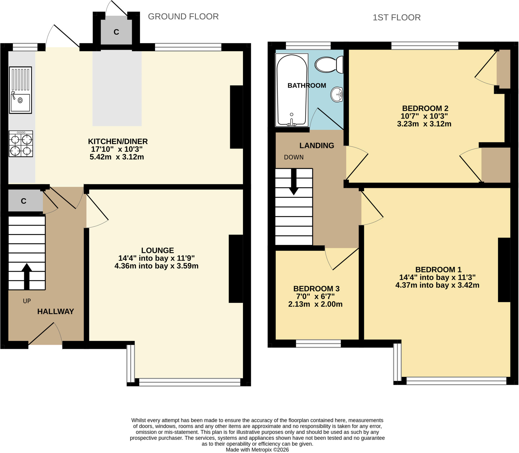 Broadfield Road, Barnstaple, Devon, EX32 floorplan