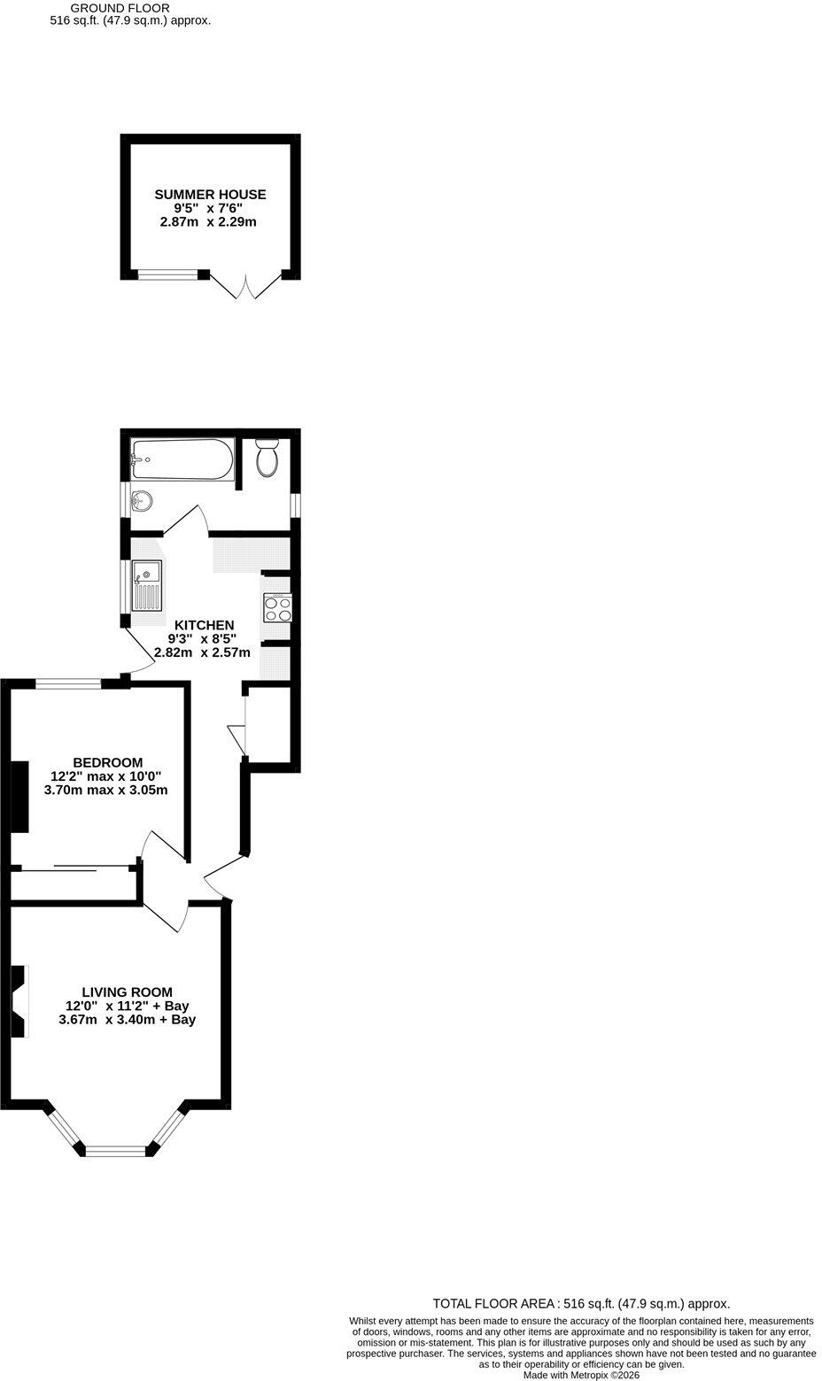 Perowne Street, Aldershot, Hampshire, GU11 floorplan