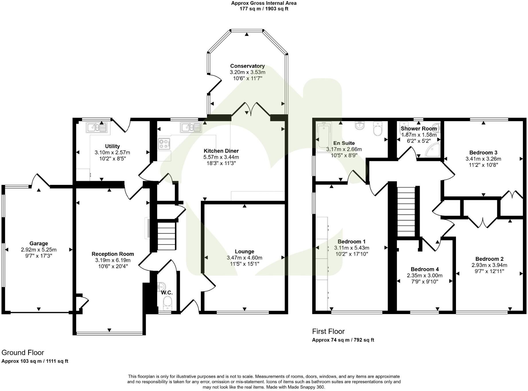 Meadow Park, Cabus floorplan
