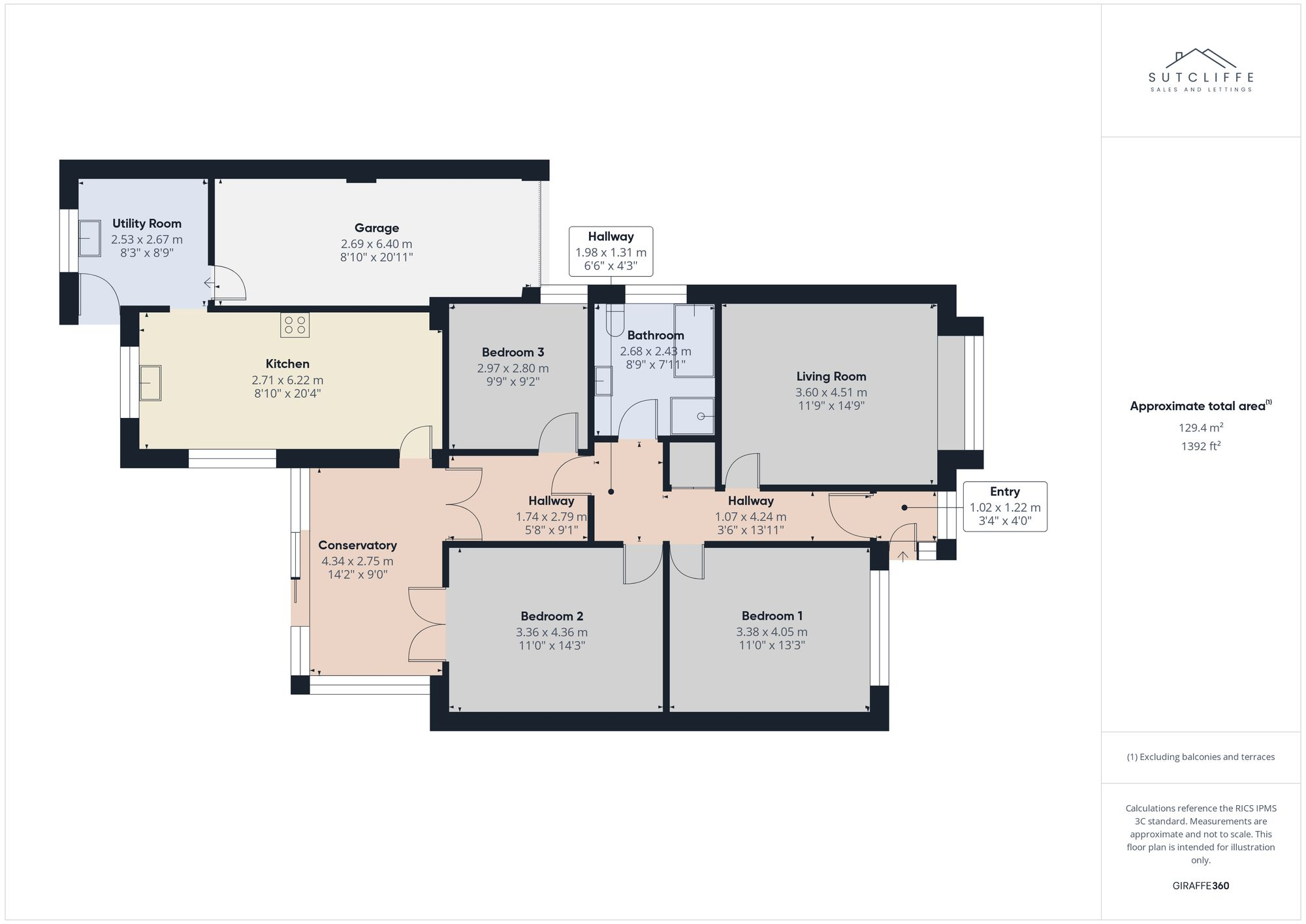 Cock Robin Lane, Catterall, PR3 floorplan
