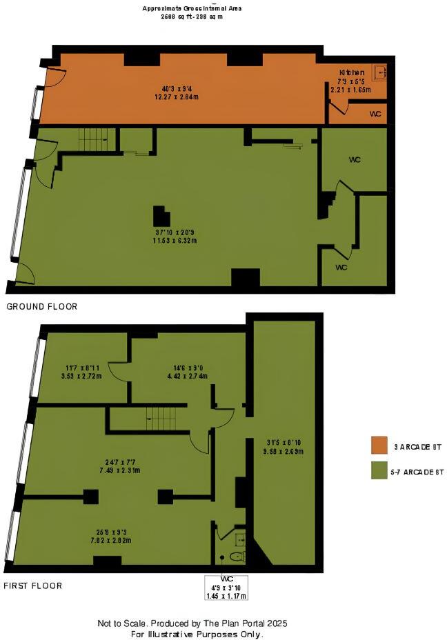 3 - 7 Arcade Street, Wigan, Wigan, WN1 1DE floorplan